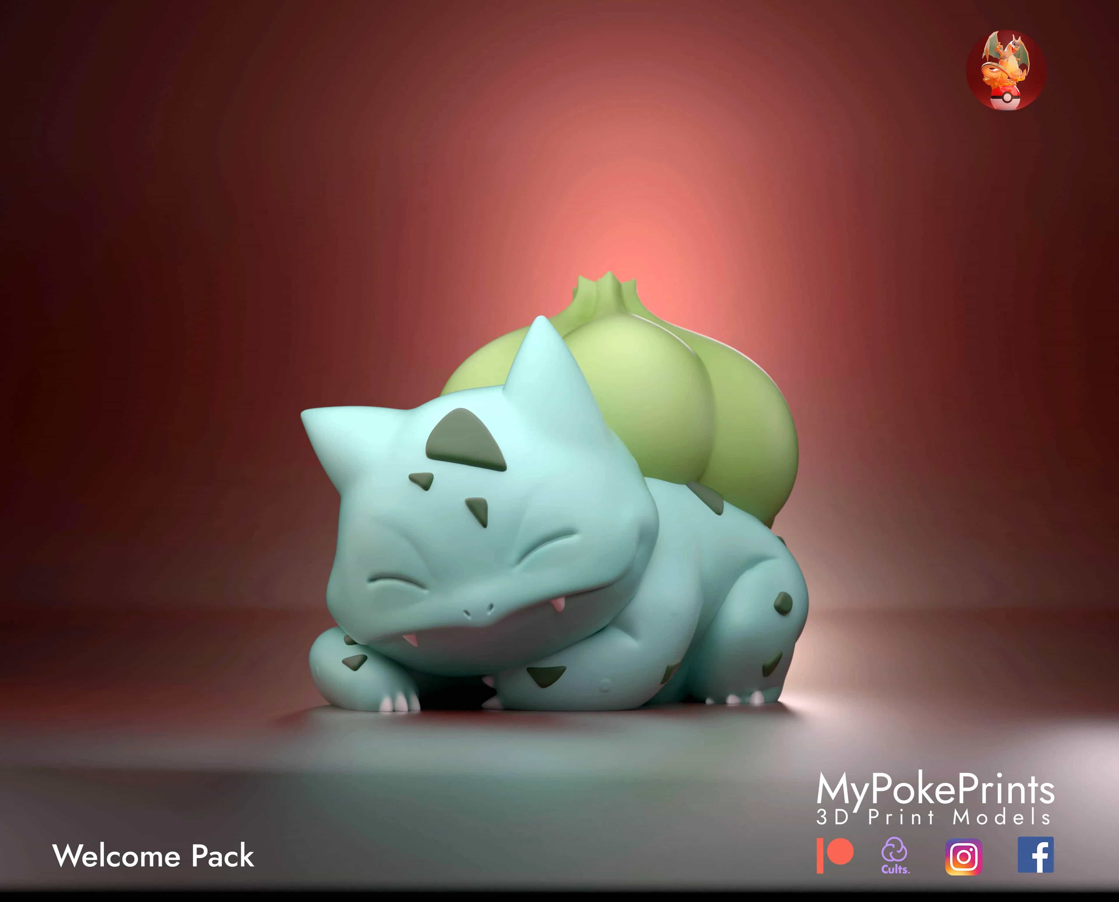 Bulbasaur sleeping