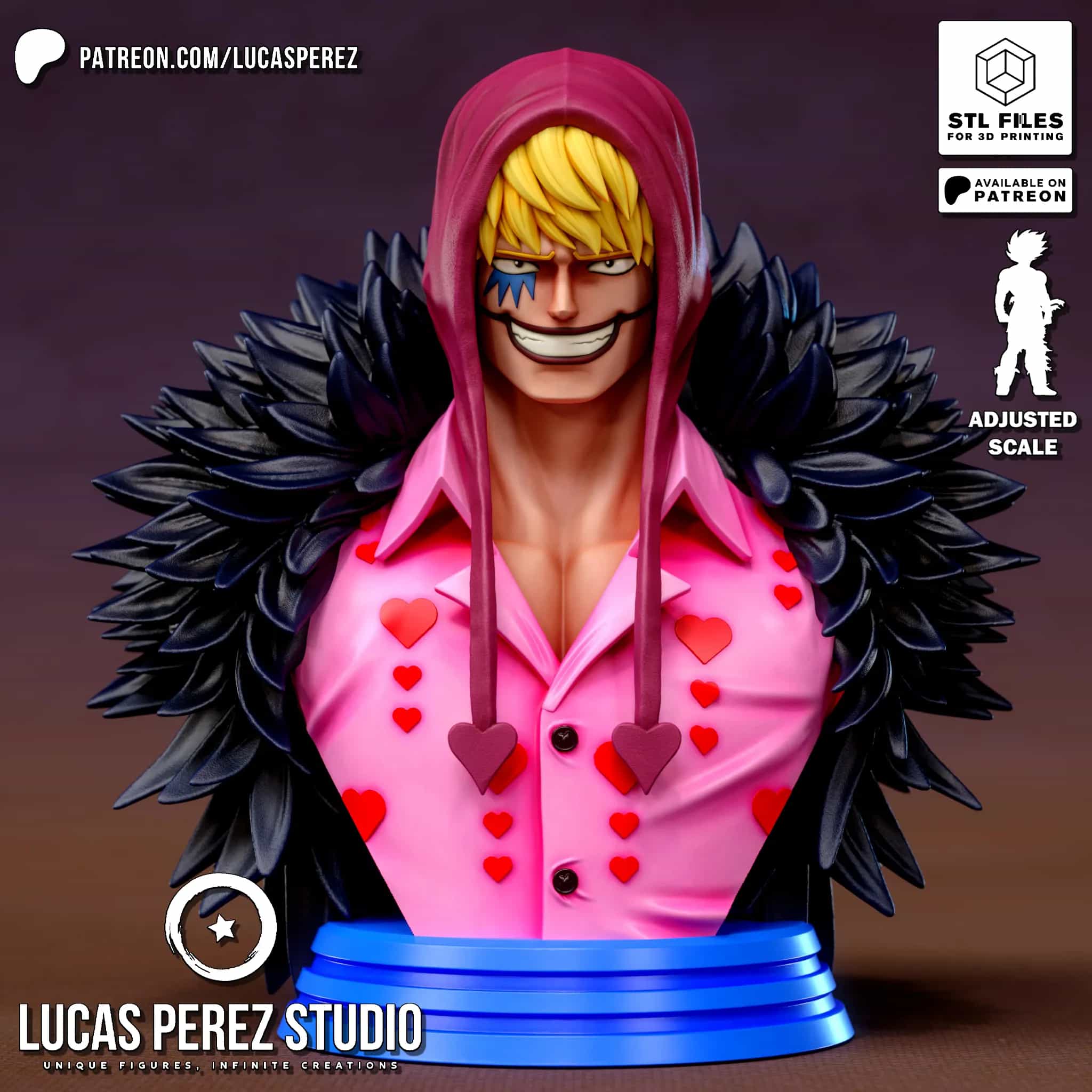 Busto de Rosinante - One Piece