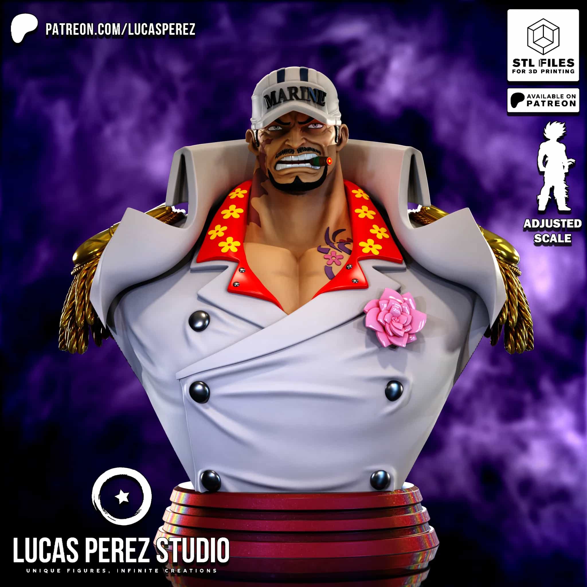 Busto de Akainu - One Piece