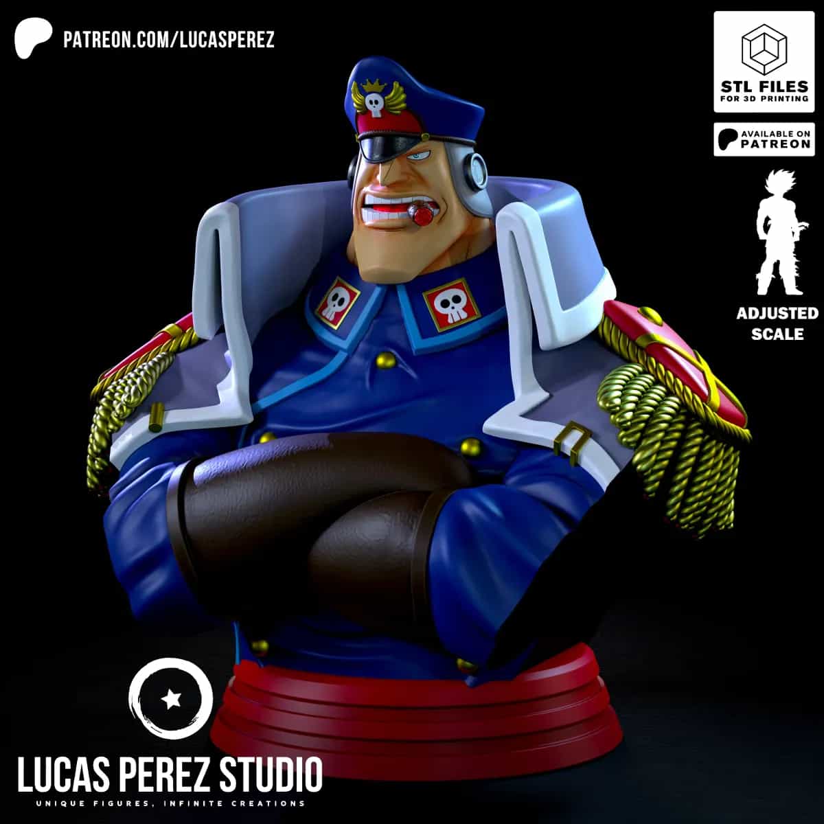 Busto de Shiryu - One Piece