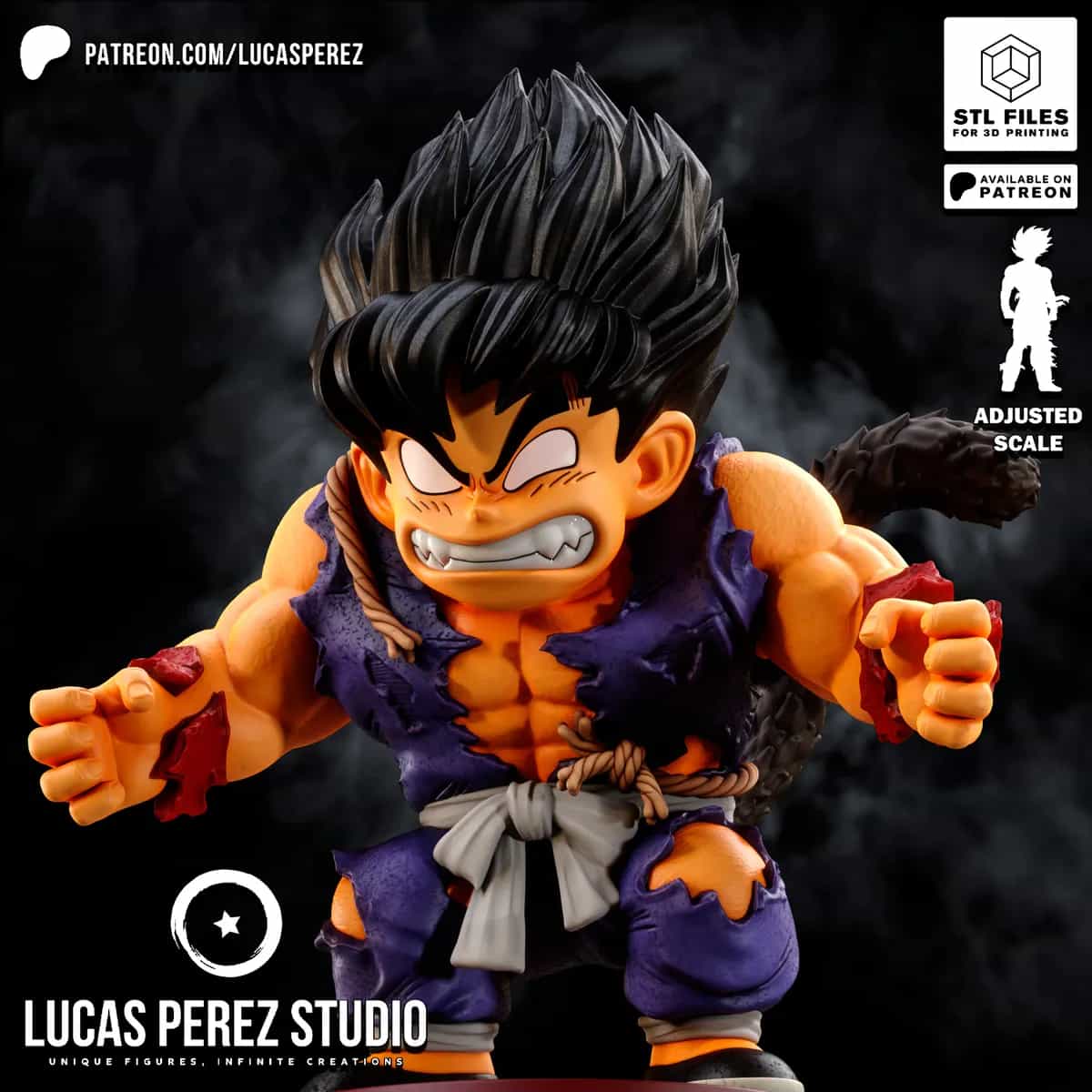 Goku Niño Transformación Ozaru - Dragon Ball