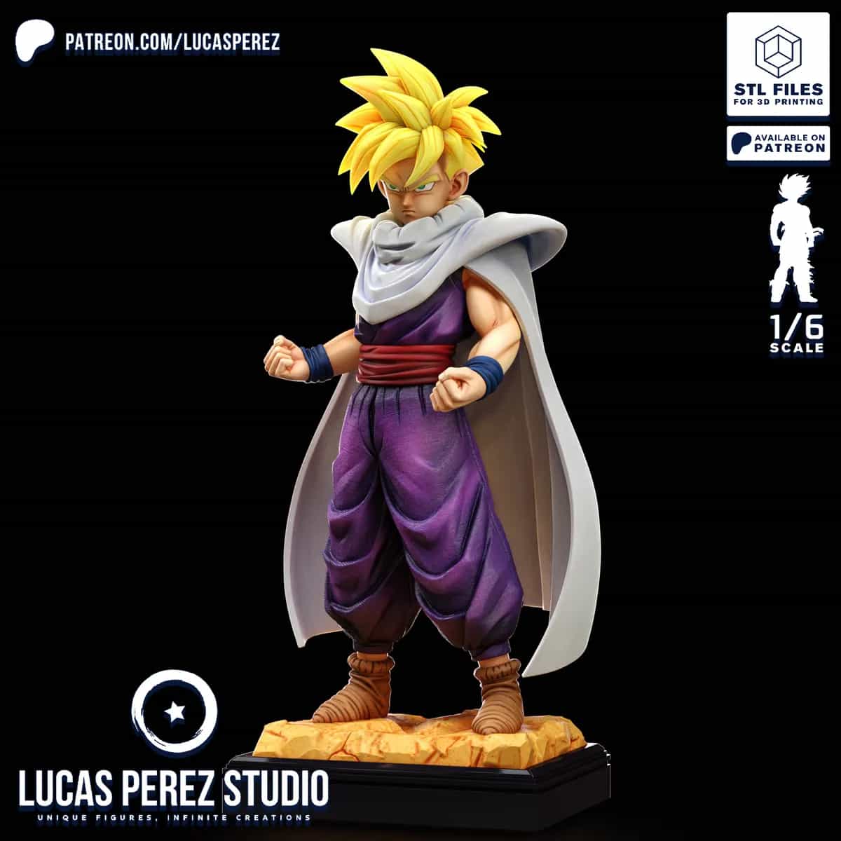 Gohan Joven Super Saiyan - Dragon Ball