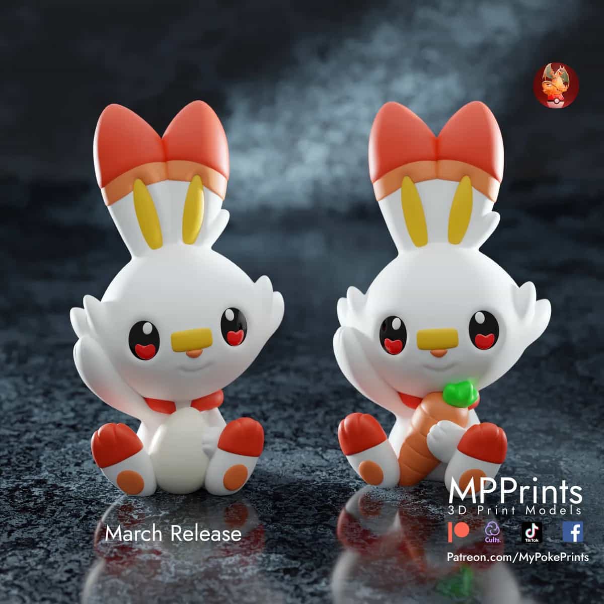 Scorbunny Easter - Pokémon