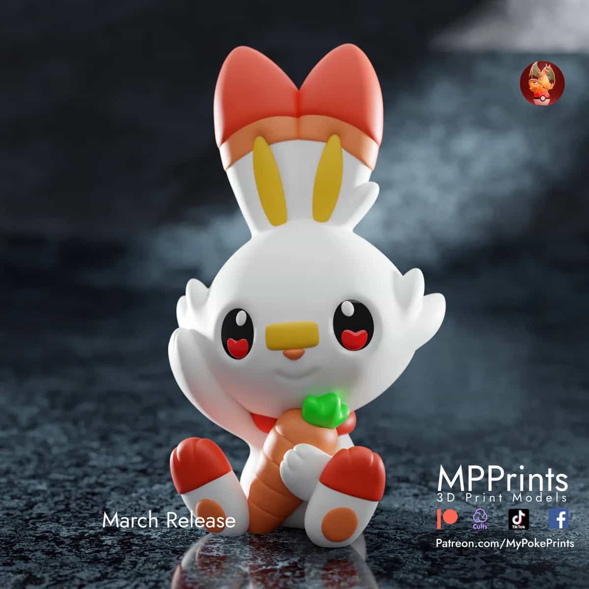 Scorbunny Easter - Pokémon