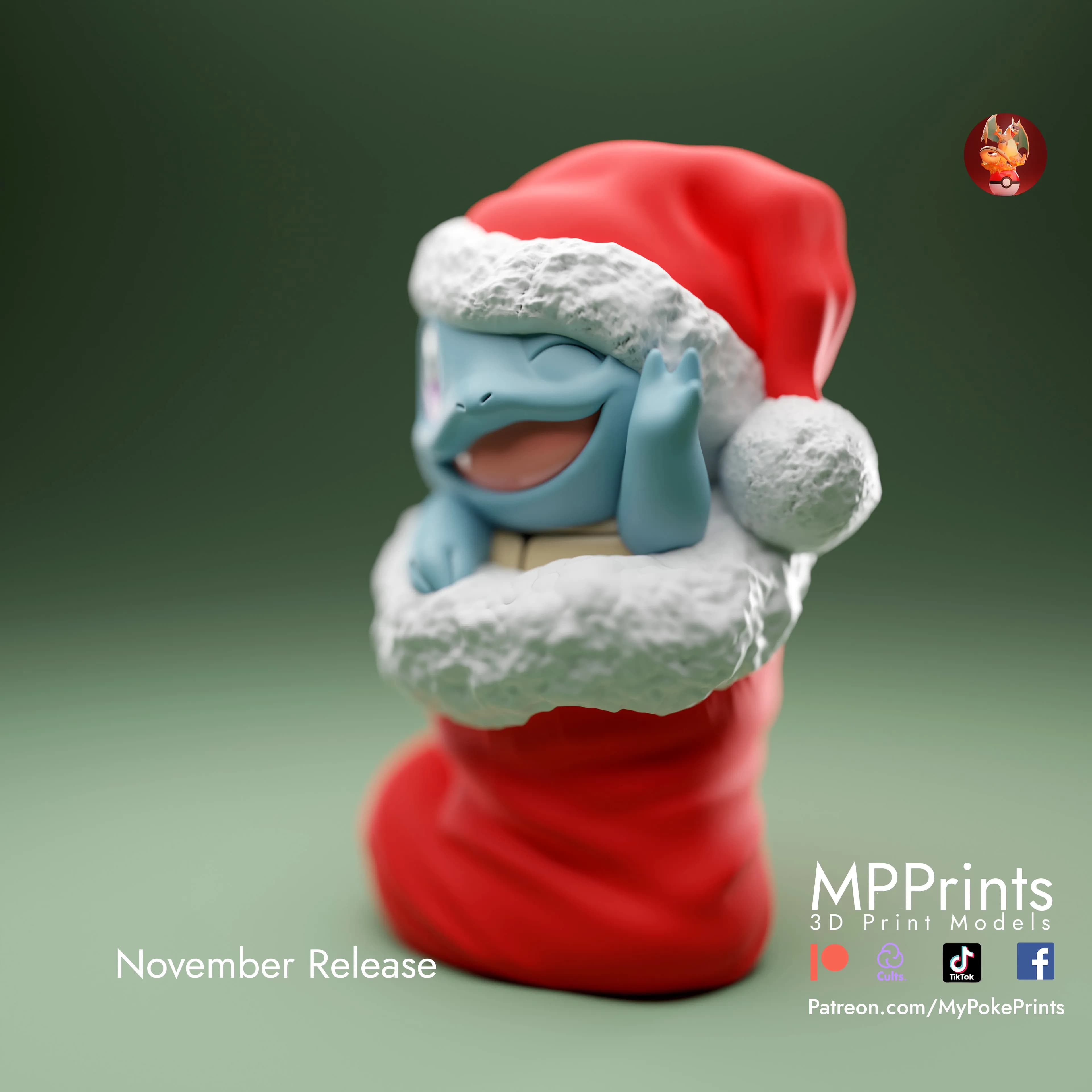 Squirtle Navidad - Imagen 2