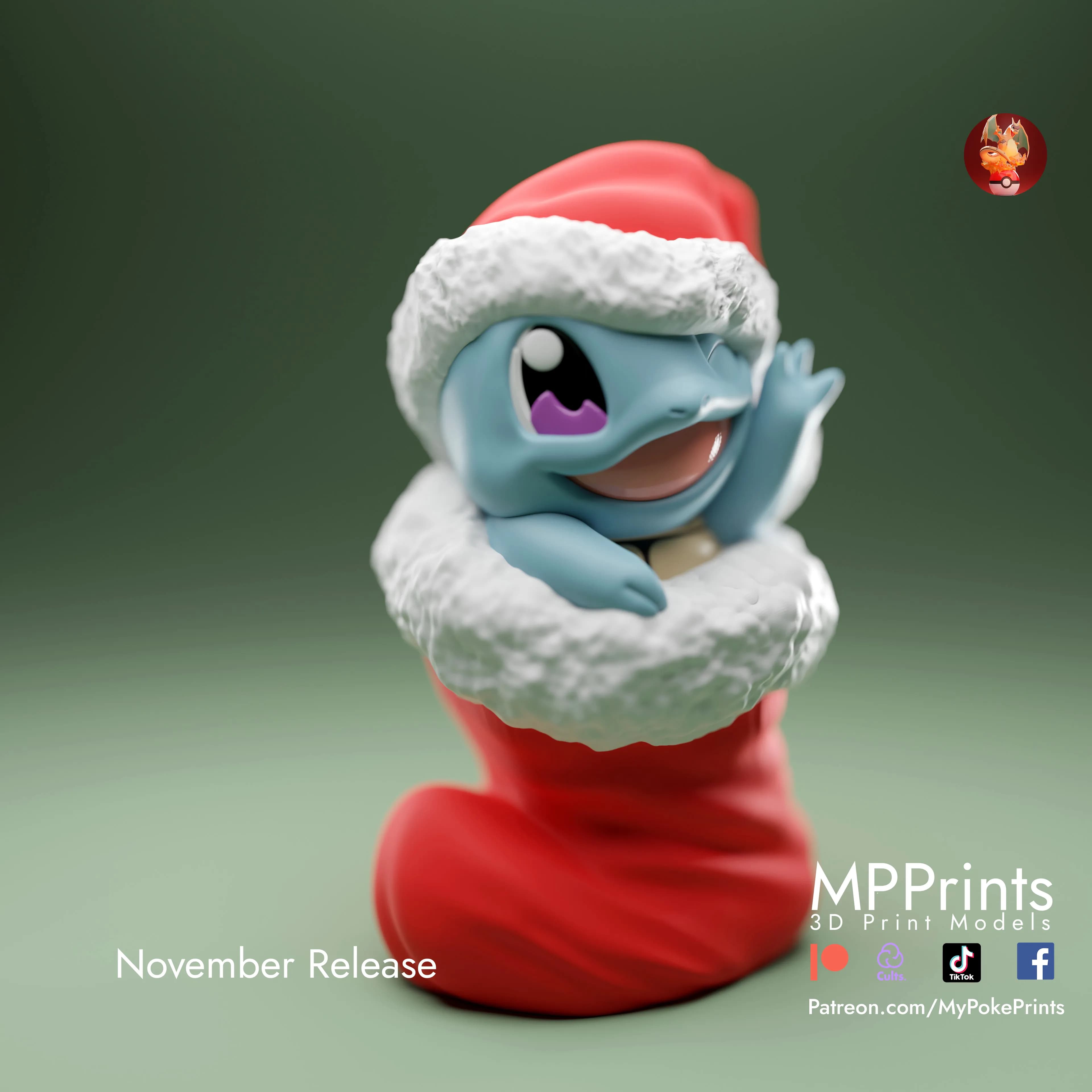 Squirtle Navidad - Imagen 3