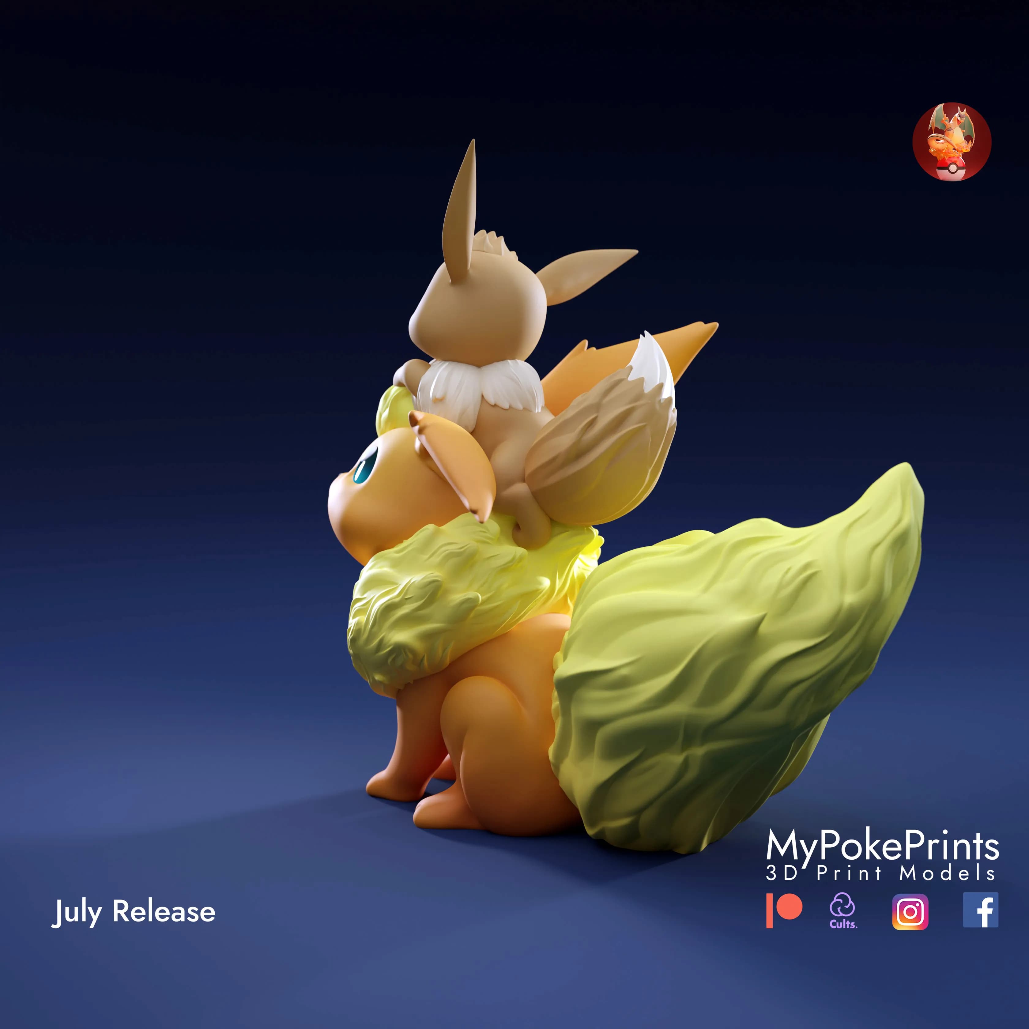 Flareon and Eevee - Imagen 2