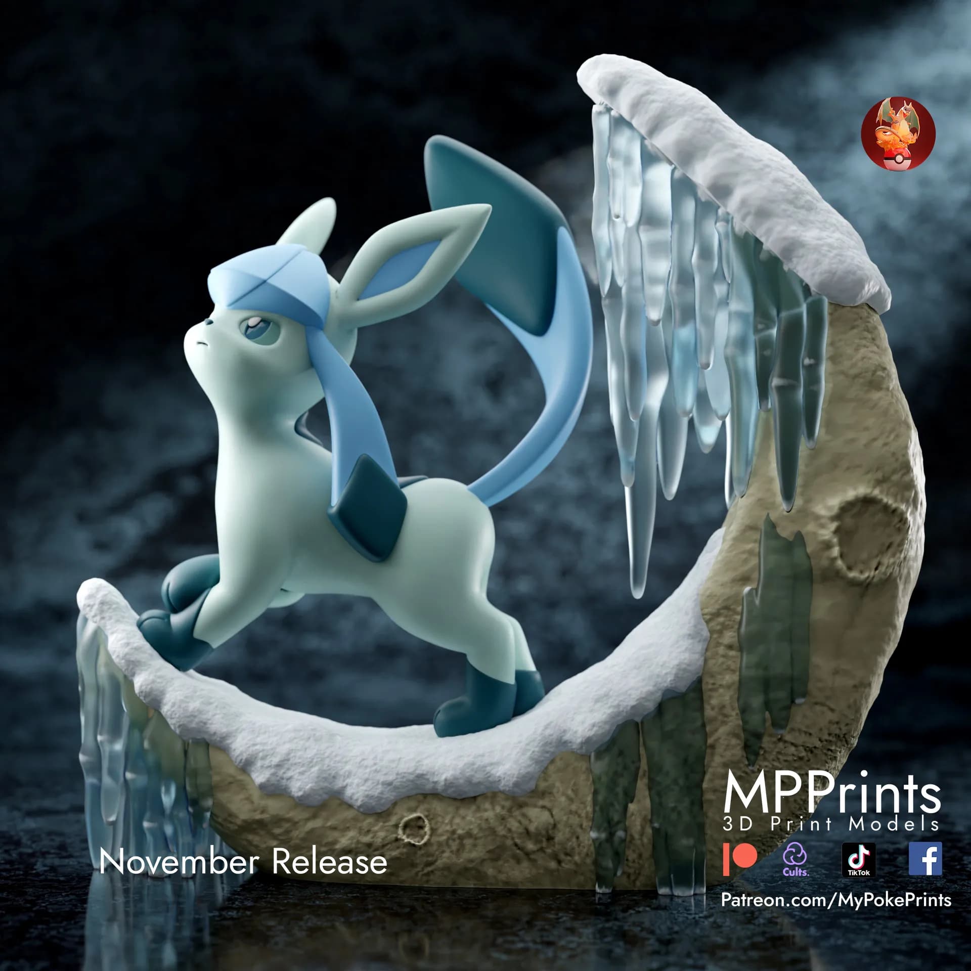 Glaceon on Moon - Imagen 1