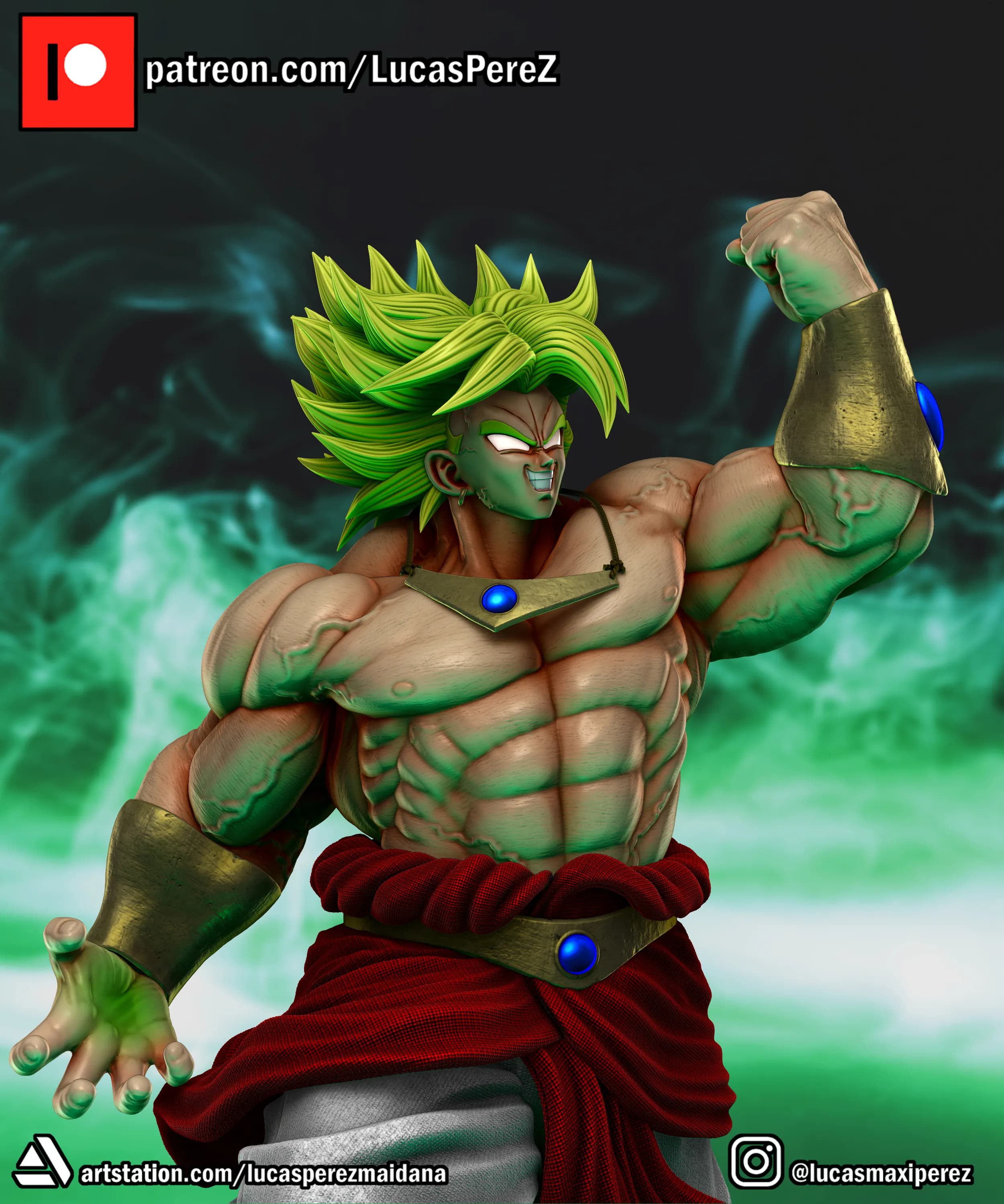 Broly Cuerpo Completo - Dragon Ball - Imagen 3