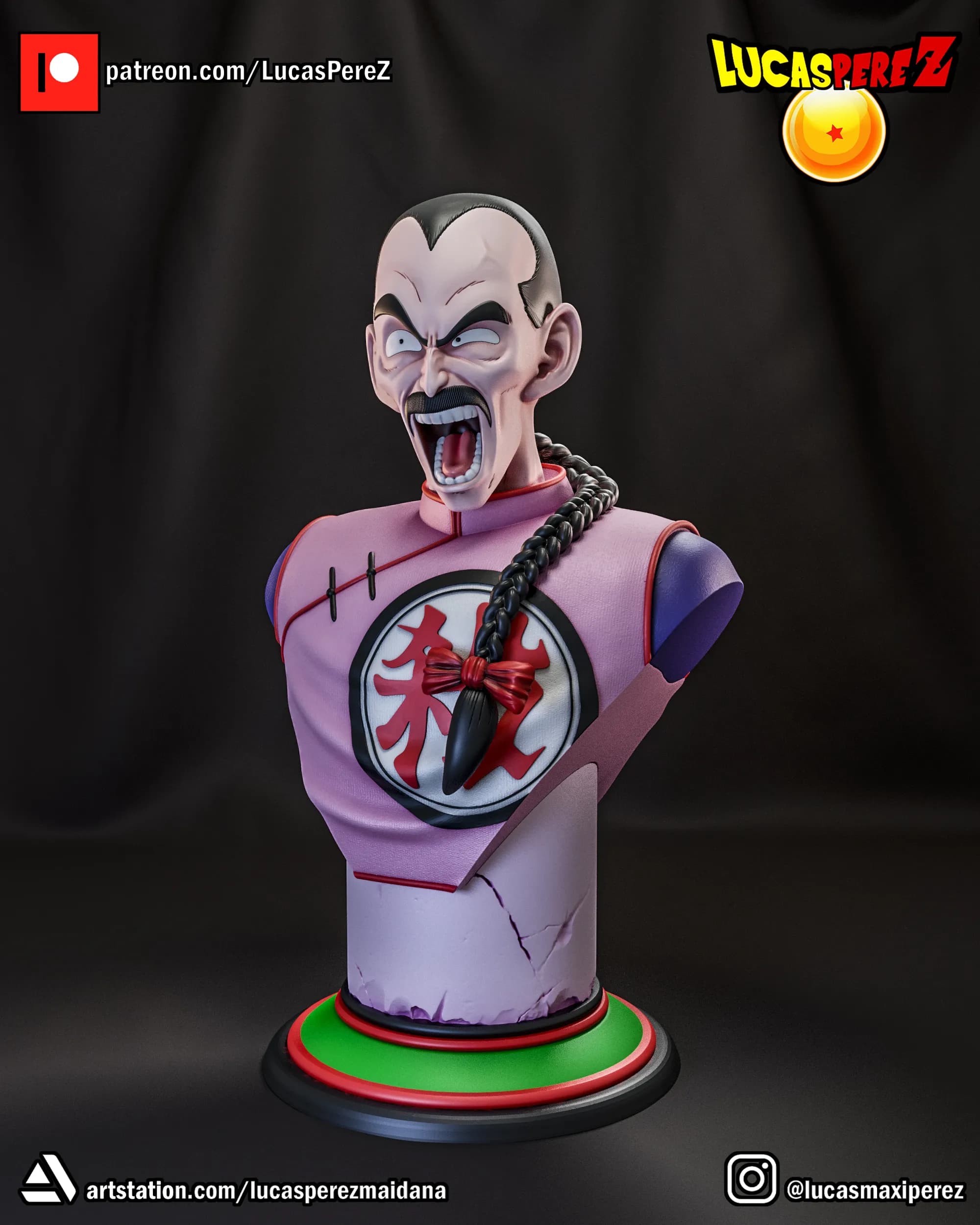 Busto de Tao Pai Pai - Dragon Ball - Imagen 3