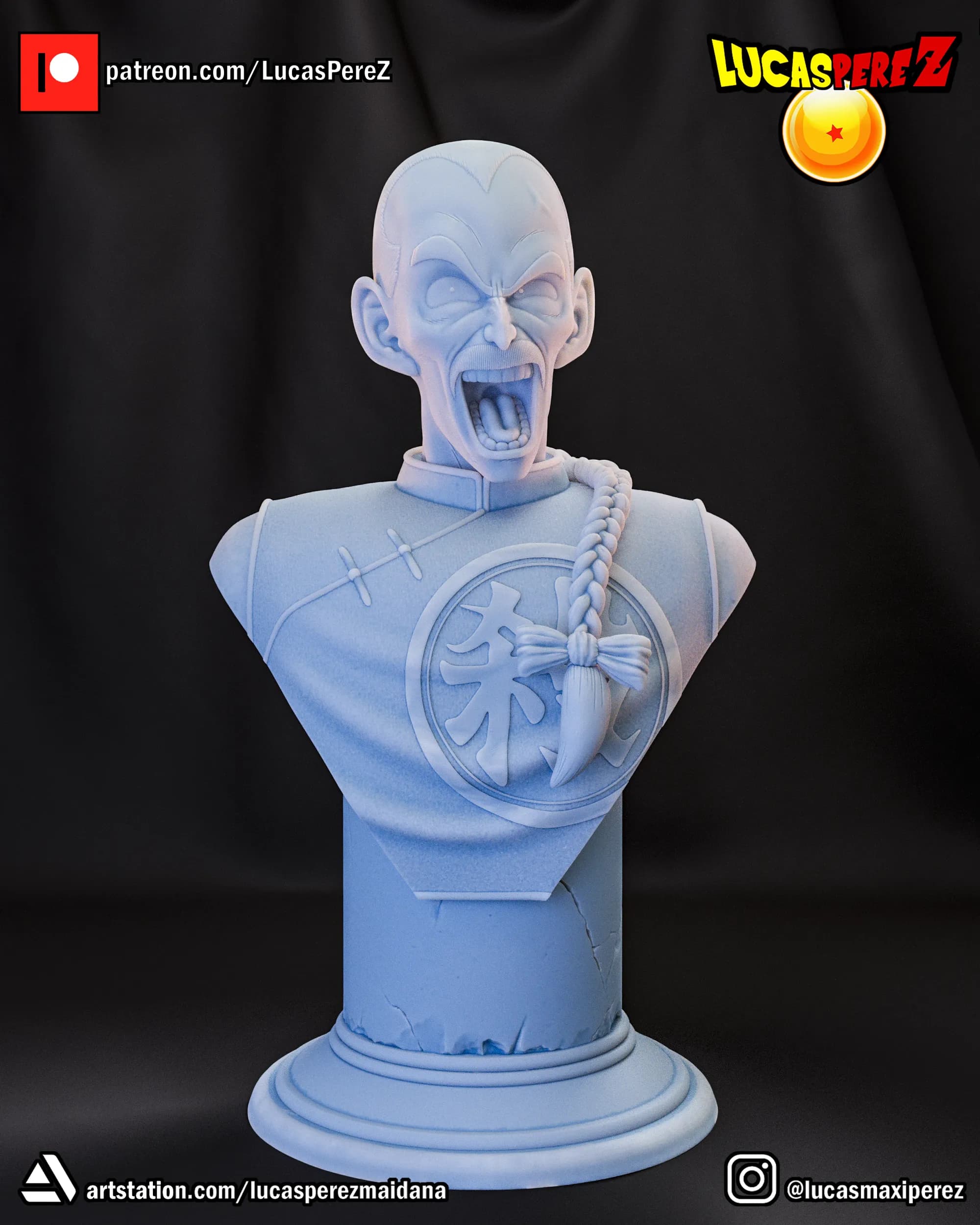 Busto de Tao Pai Pai - Dragon Ball - Imagen 4