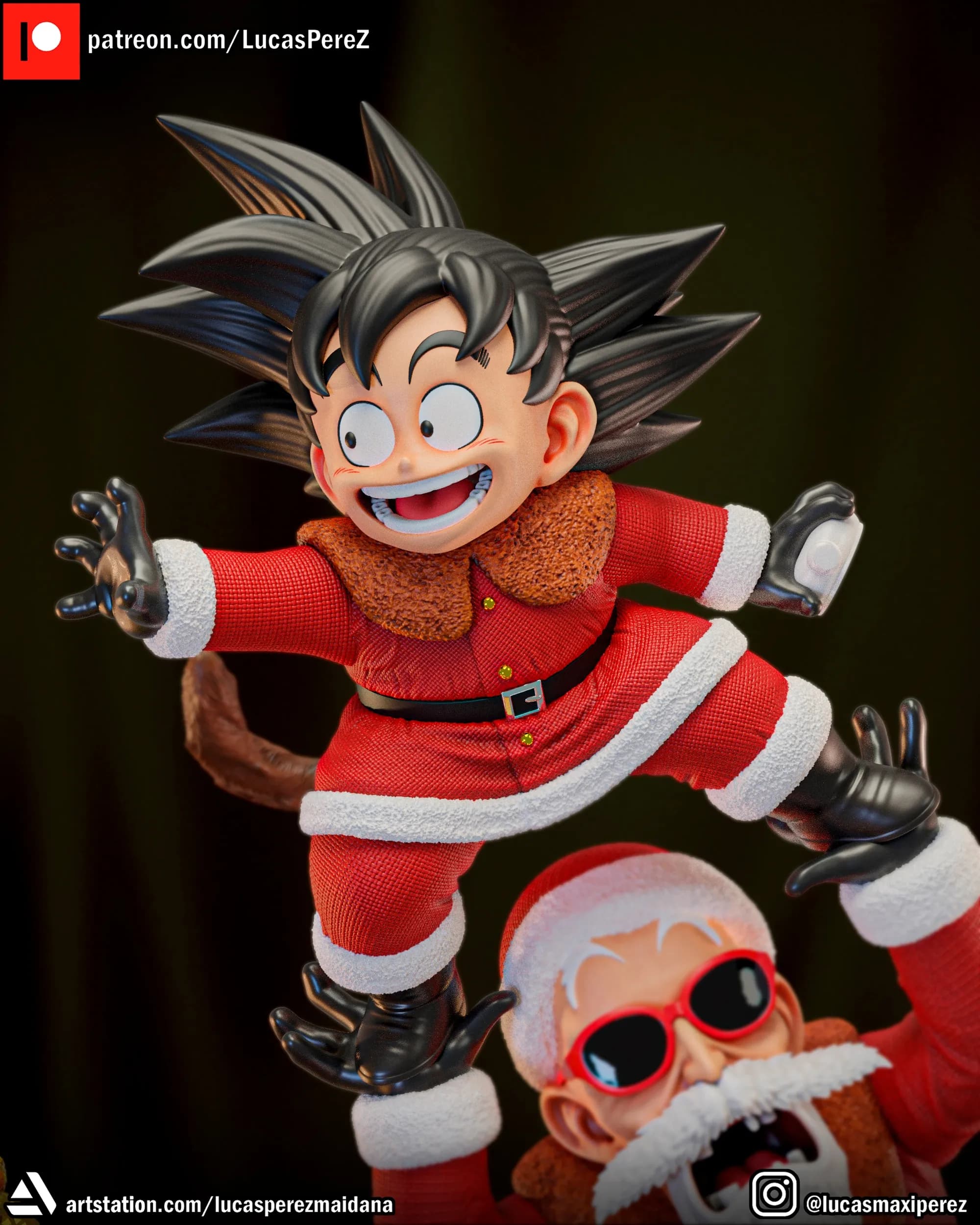 Diorama de Navidad - Dragon Ball - Imagen 4