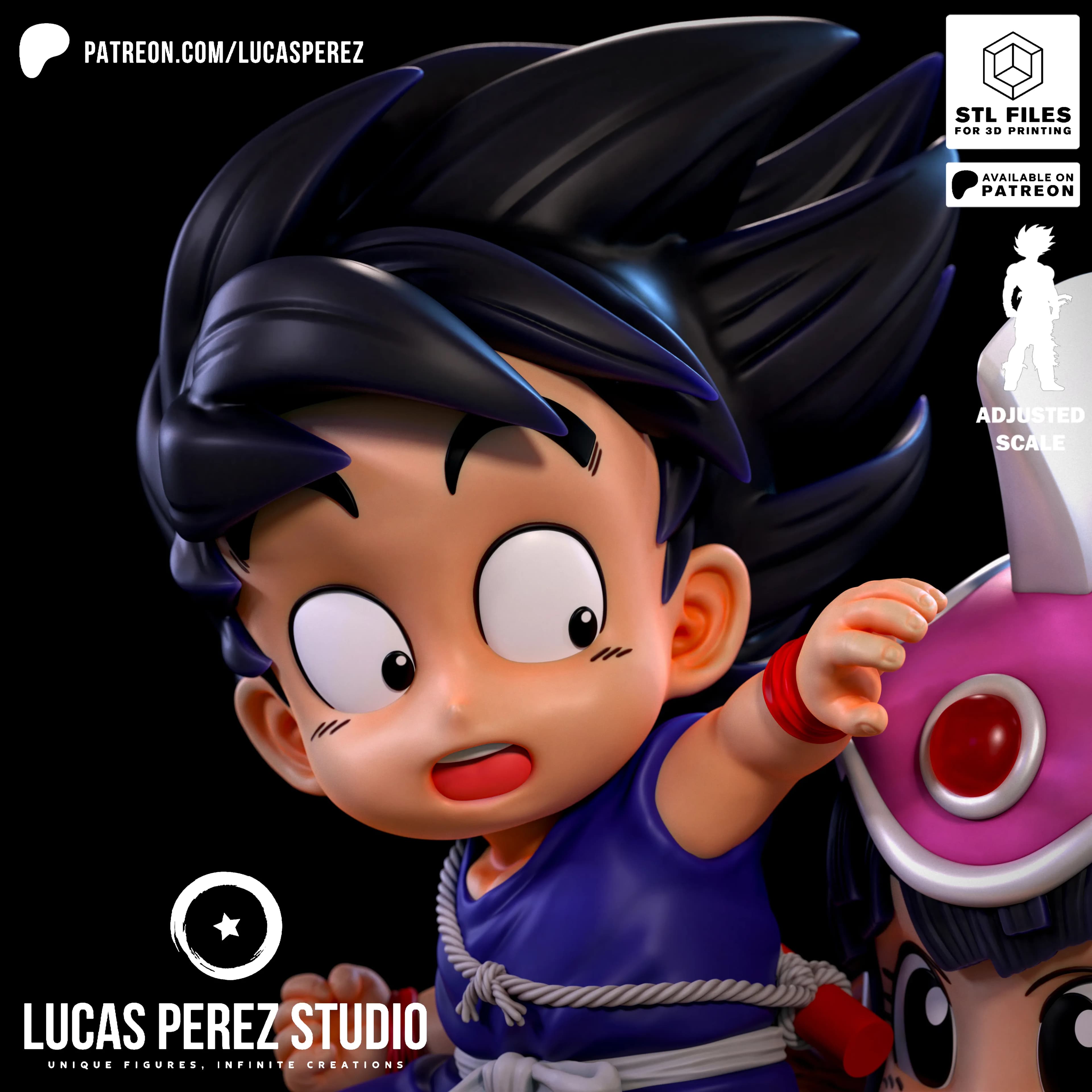 Goku y Chi-Chi - Dragon Ball - Imagen 2