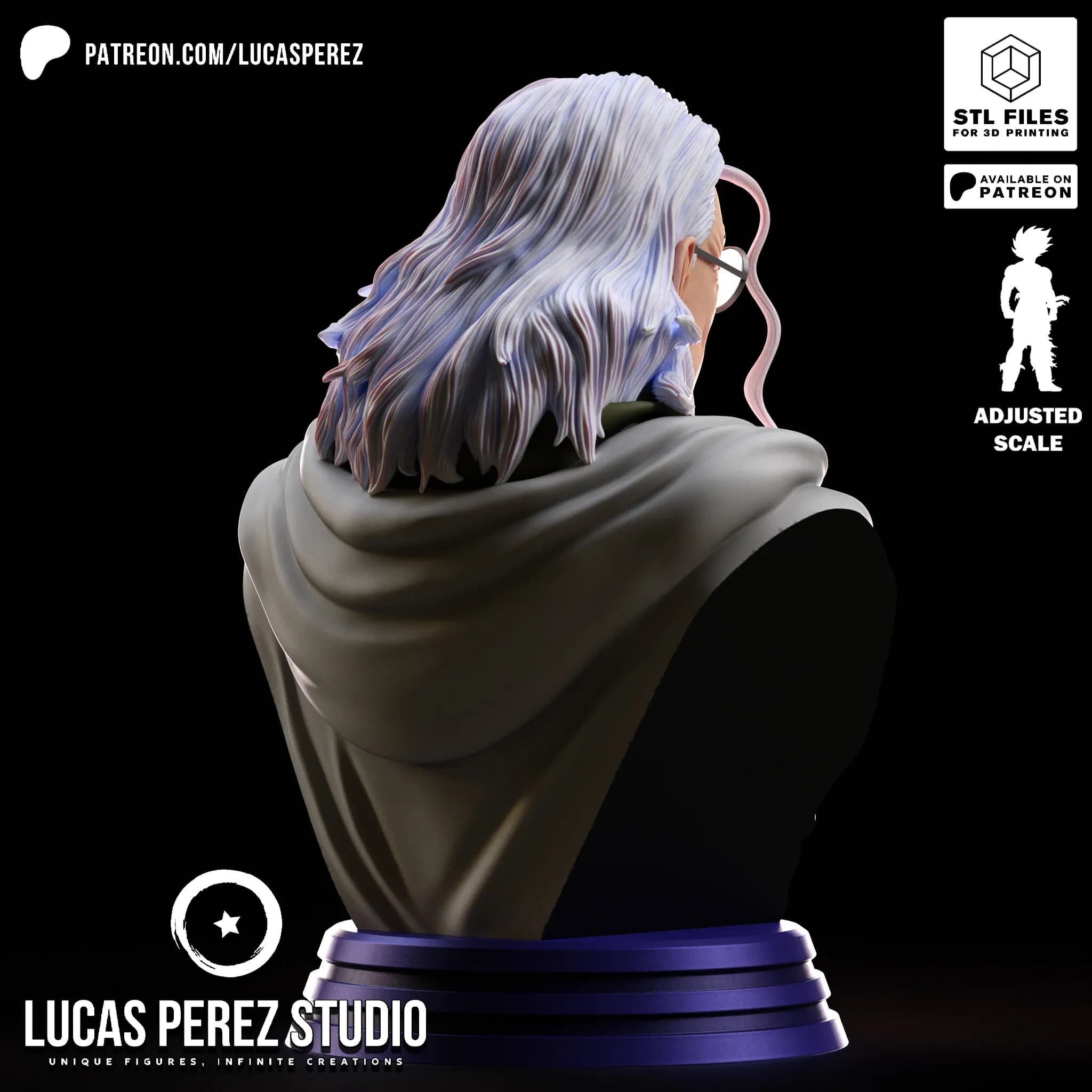 Busto de Silver Rayleigh - One Piece - Imagen 4