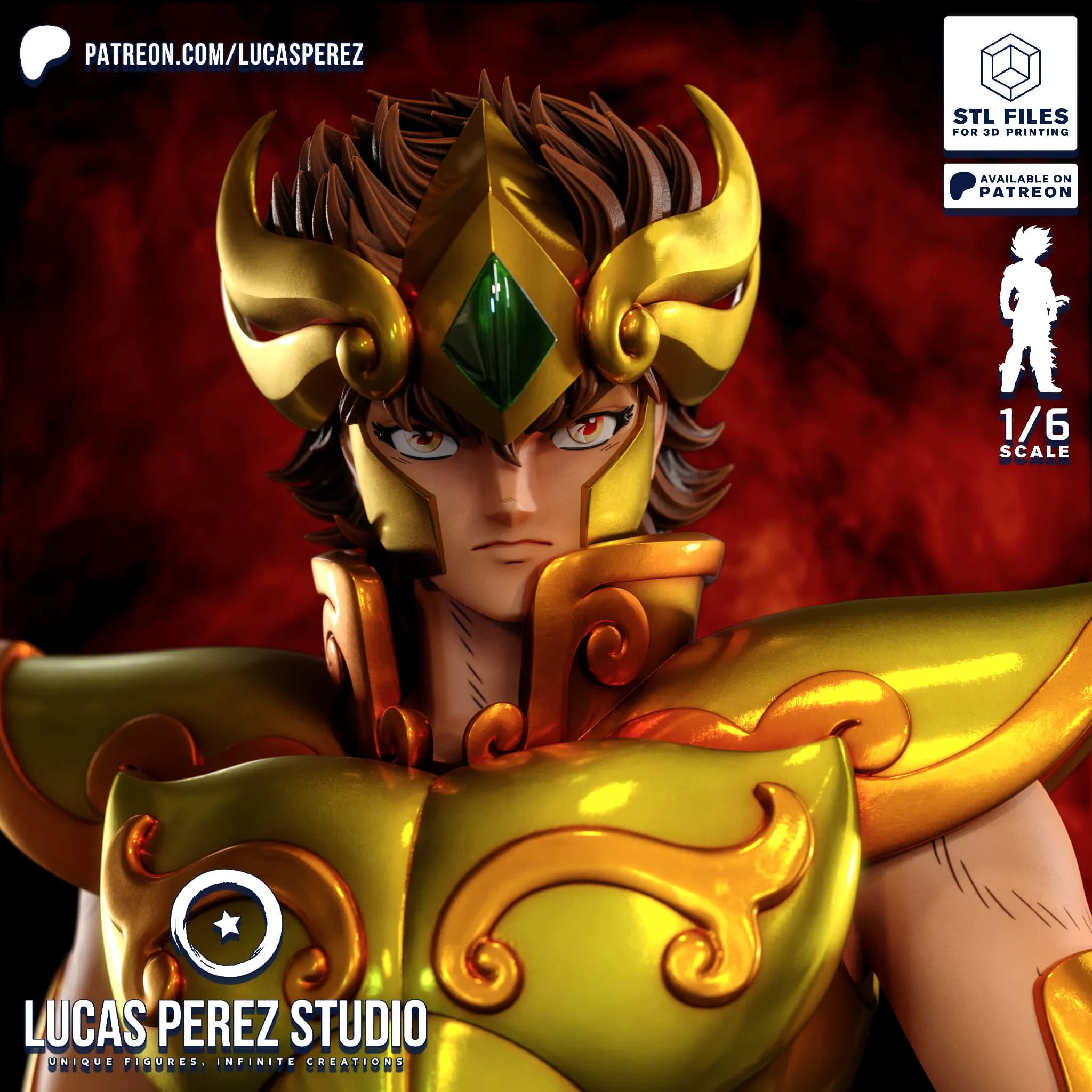 Aioria de Leo - Caballeros del Zodiaco - Imagen 4