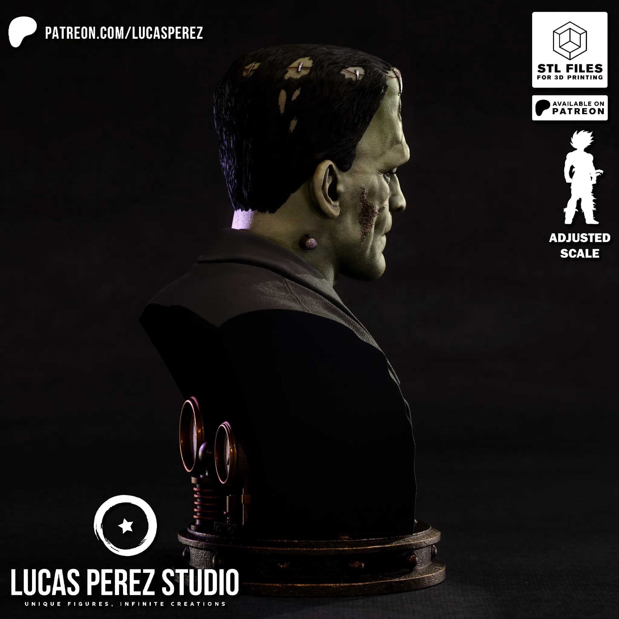 Busto de Frankenstein - Cine Clásico - Imagen 2