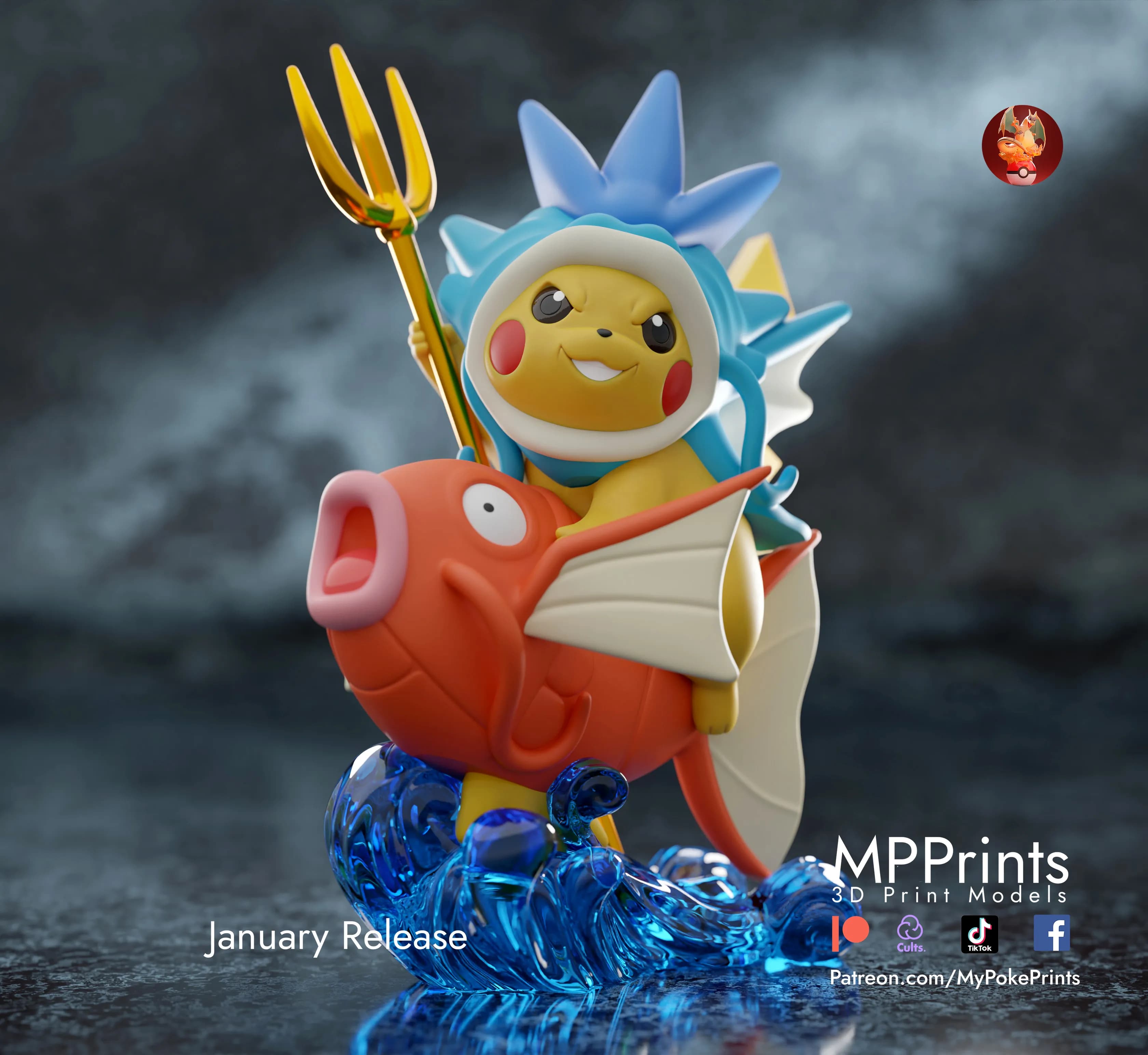 Pikachu y Magikarp - Imagen 3