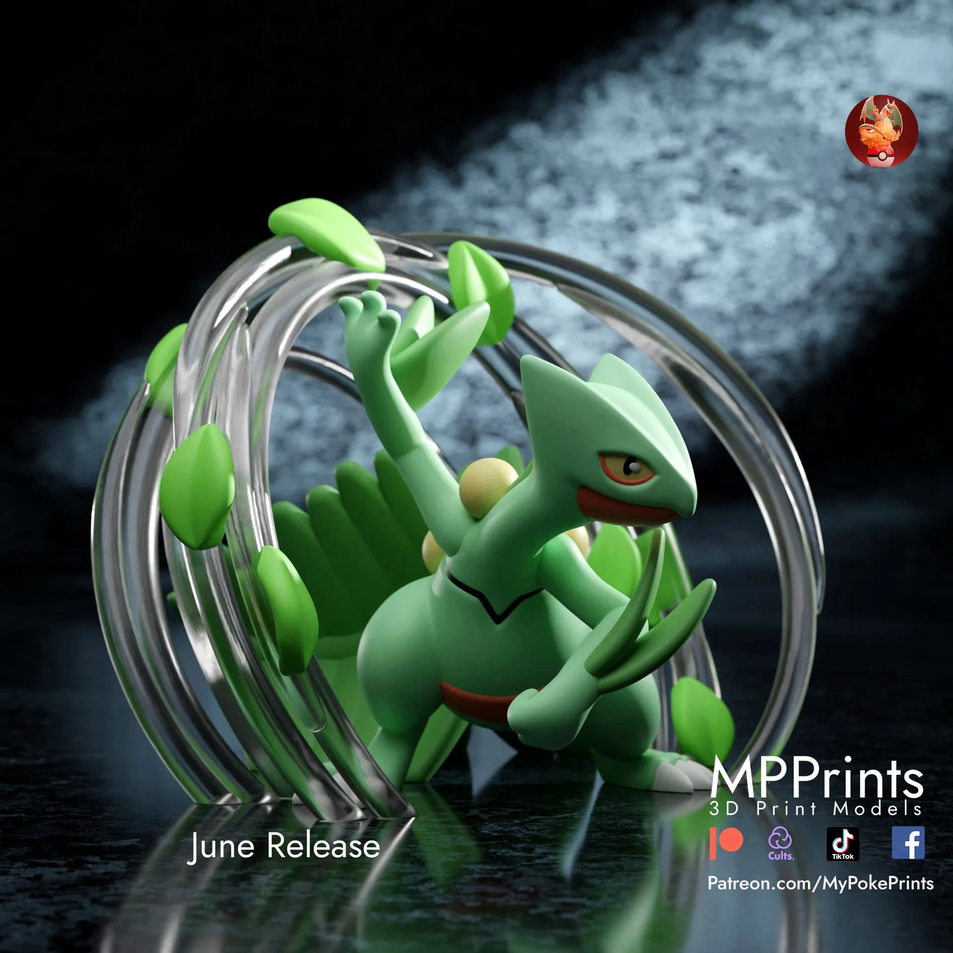 Estatua de Sceptile - Imagen 6