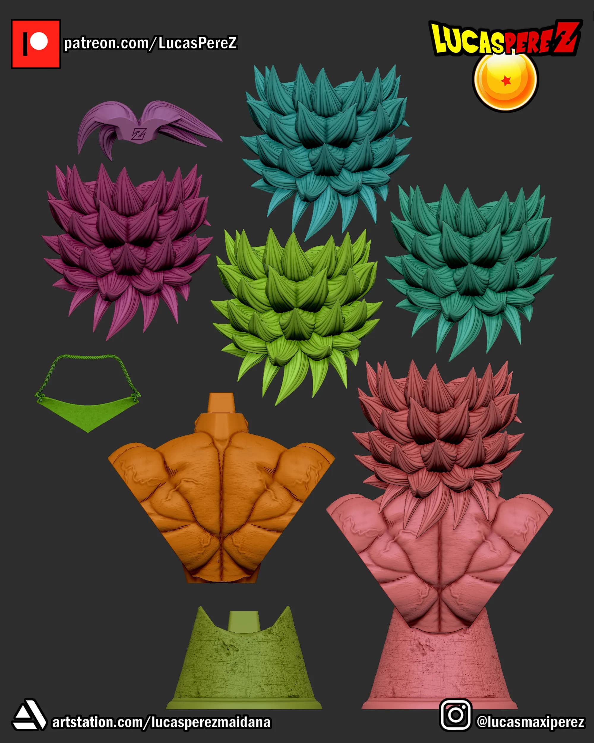 Busto de Broly - Dragon Ball - Imagen 11