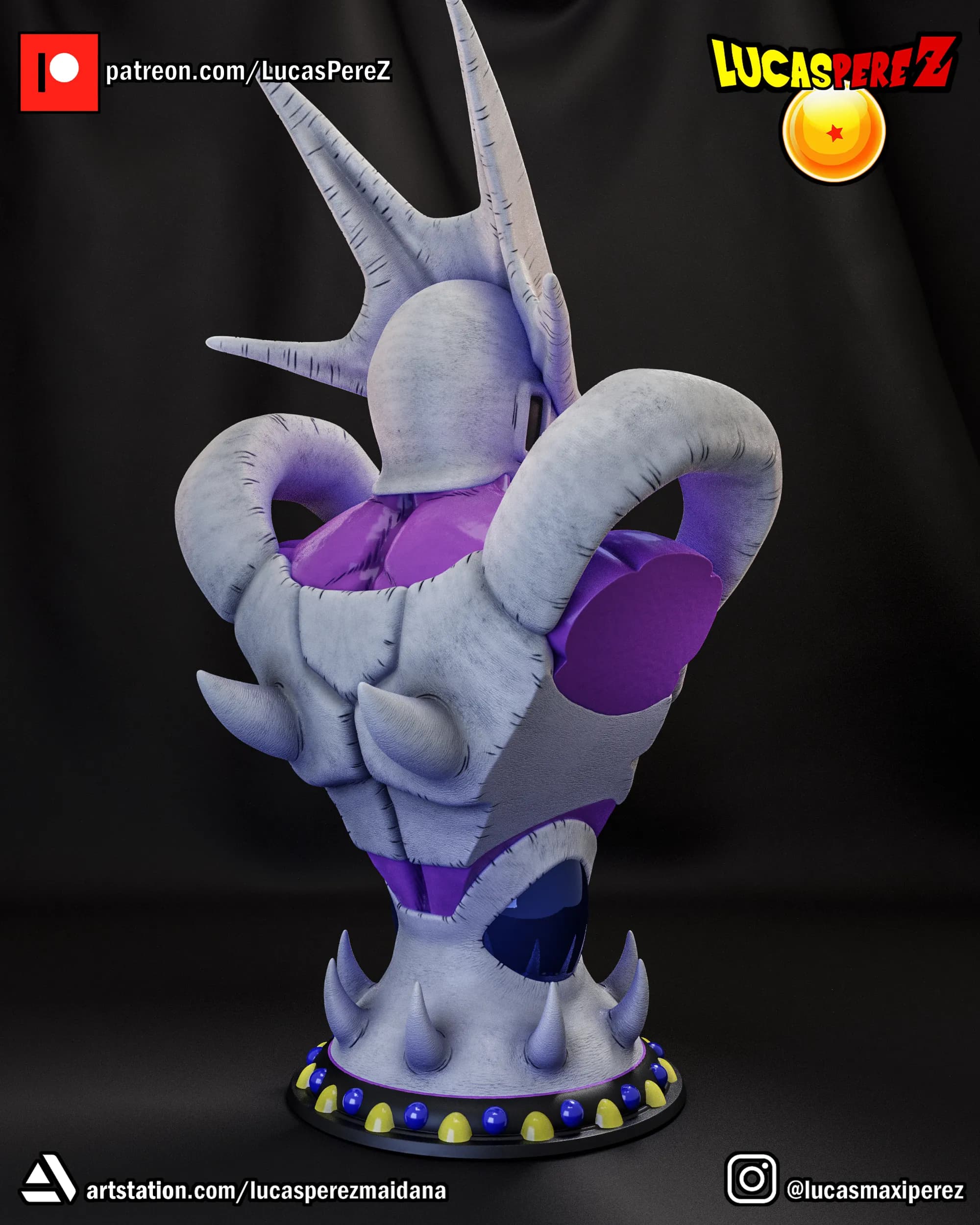 Busto de Cooler - Dragon Ball - Imagen 8