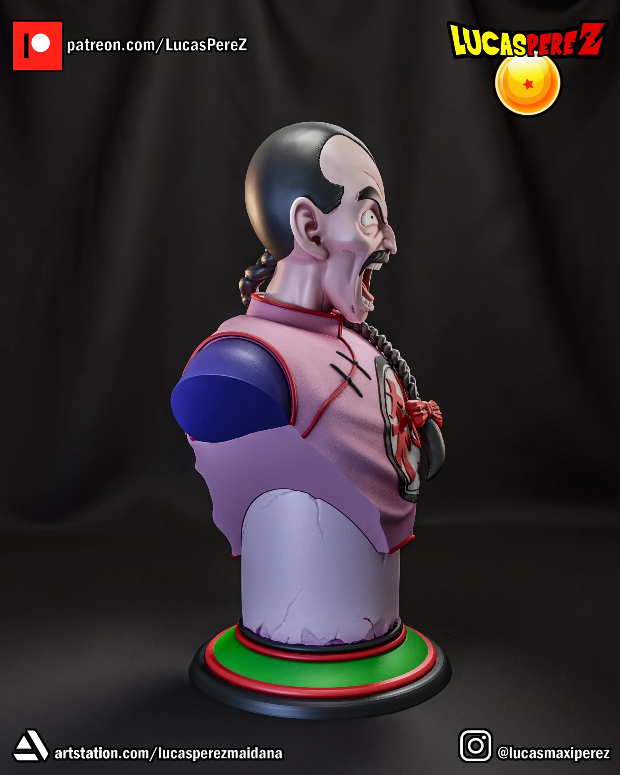 Busto de Tao Pai Pai - Dragon Ball - Imagen 8