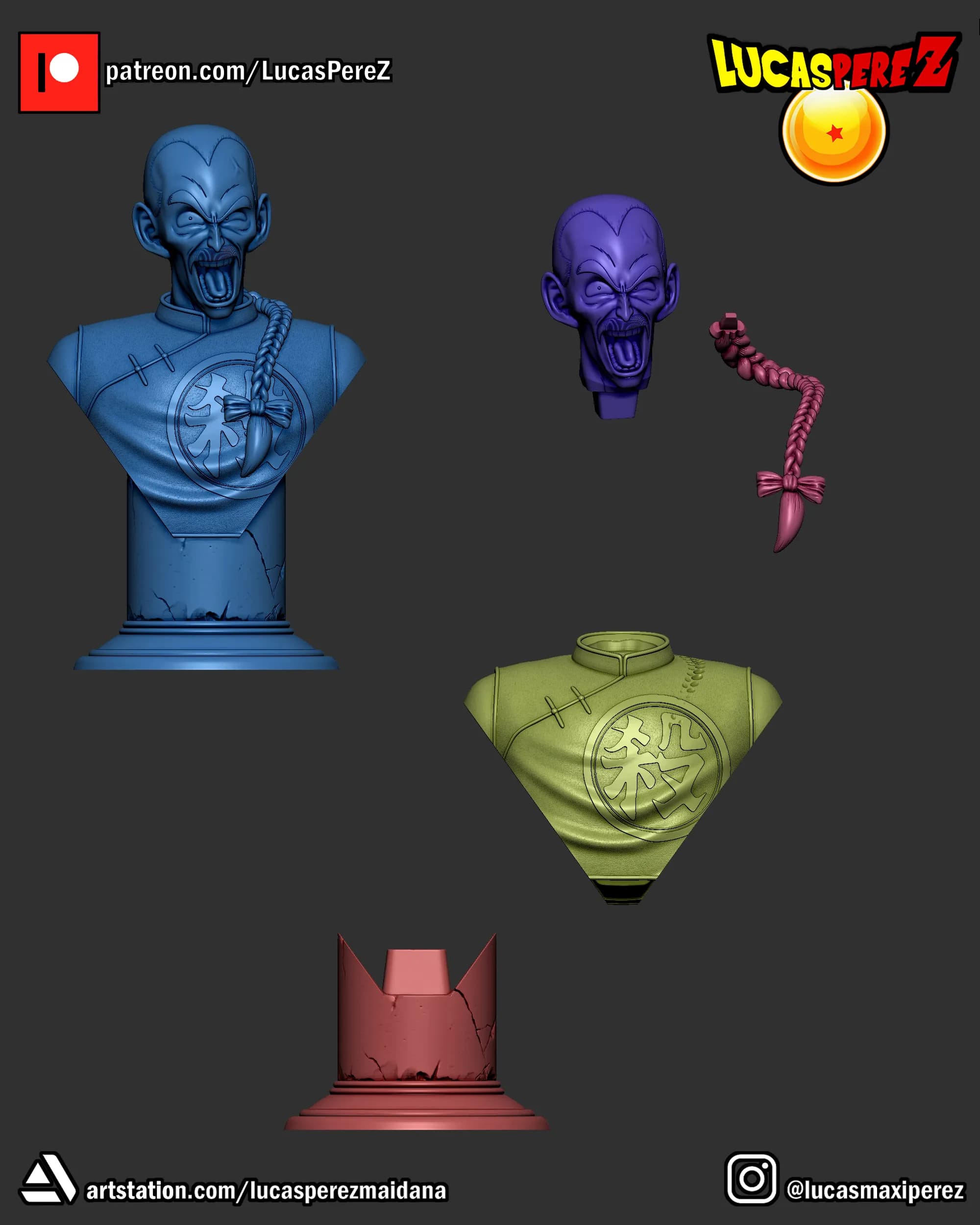 Busto de Tao Pai Pai - Dragon Ball - Imagen 22