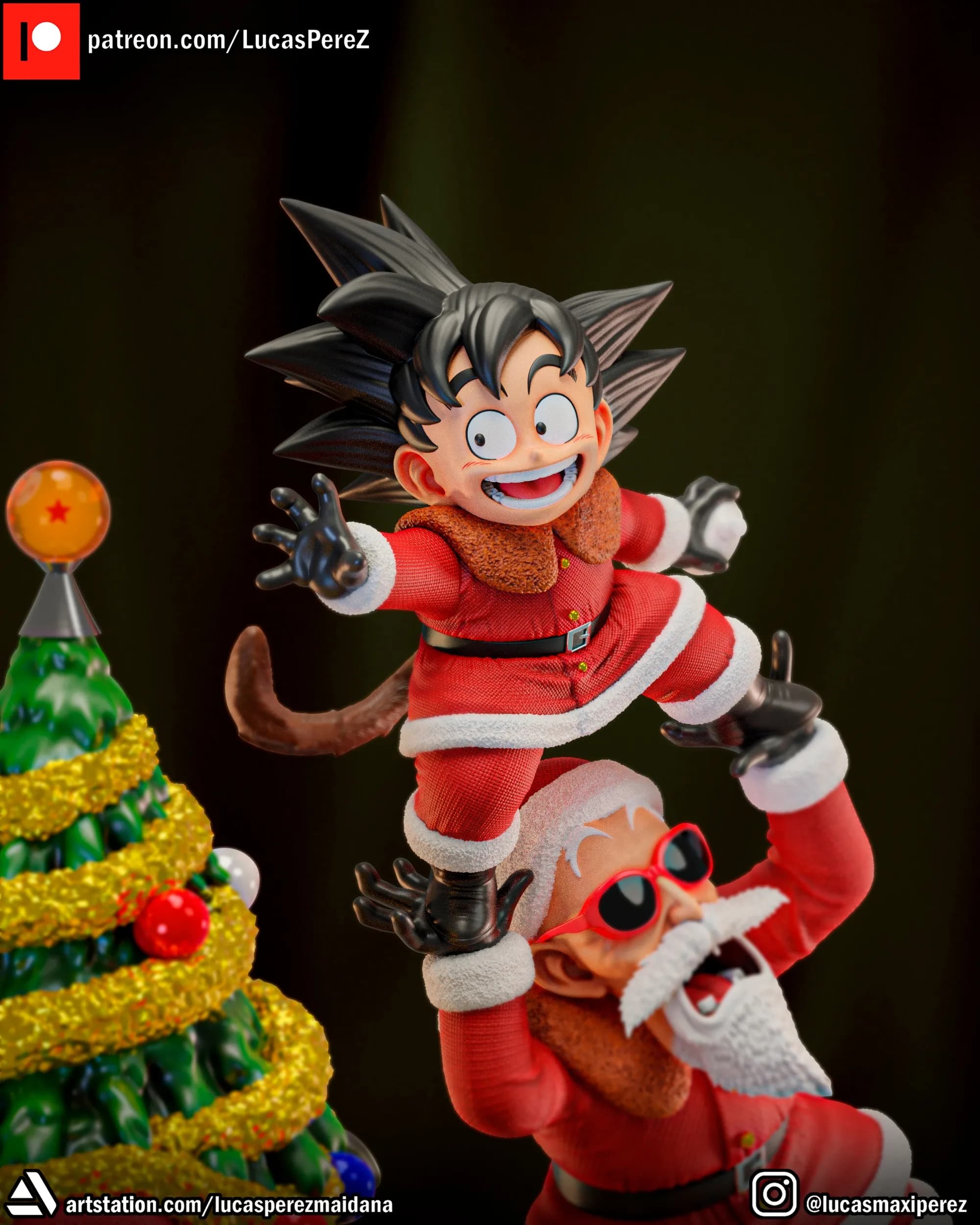 Diorama de Navidad - Dragon Ball - Imagen 11