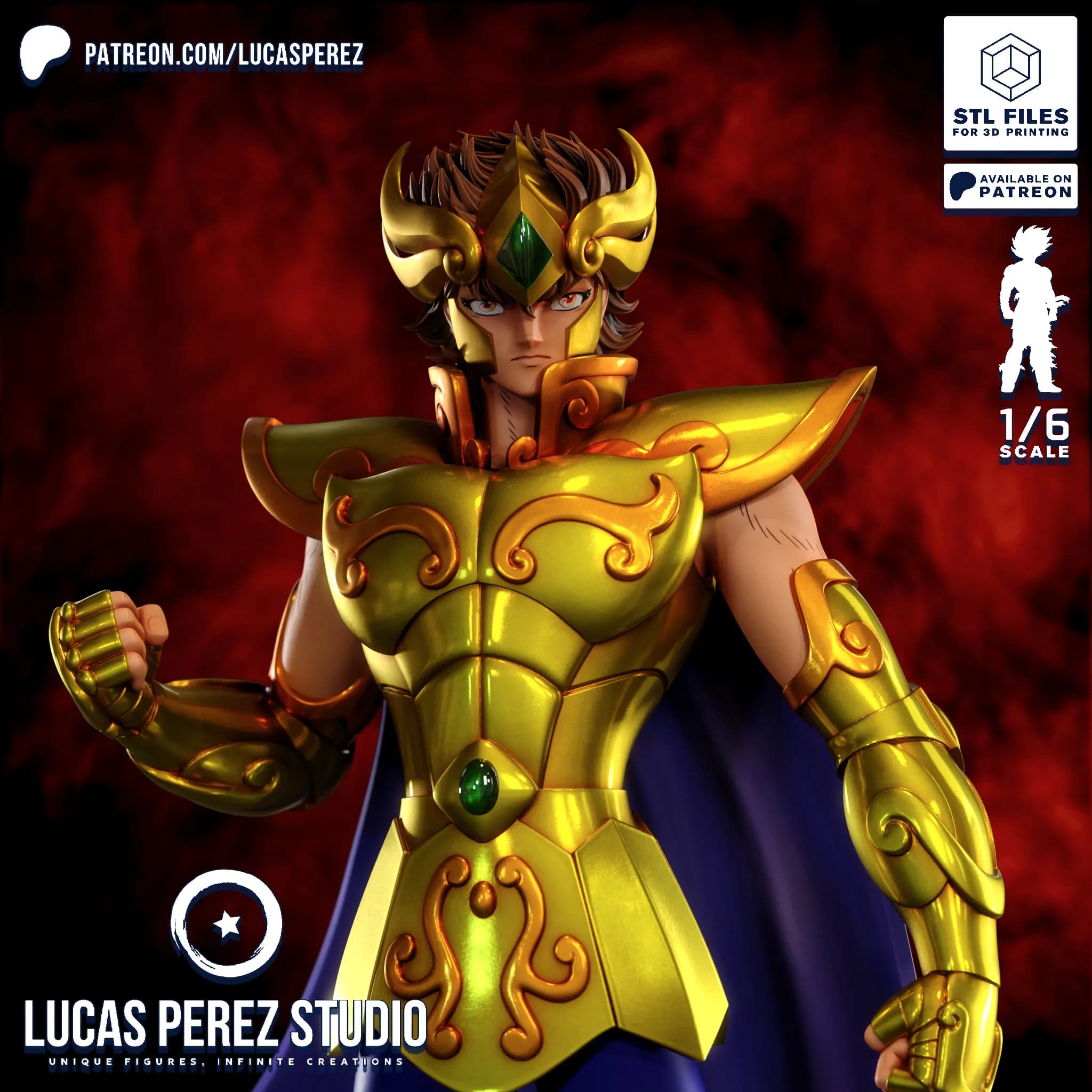 Aioria de Leo - Caballeros del Zodiaco - Imagen 7