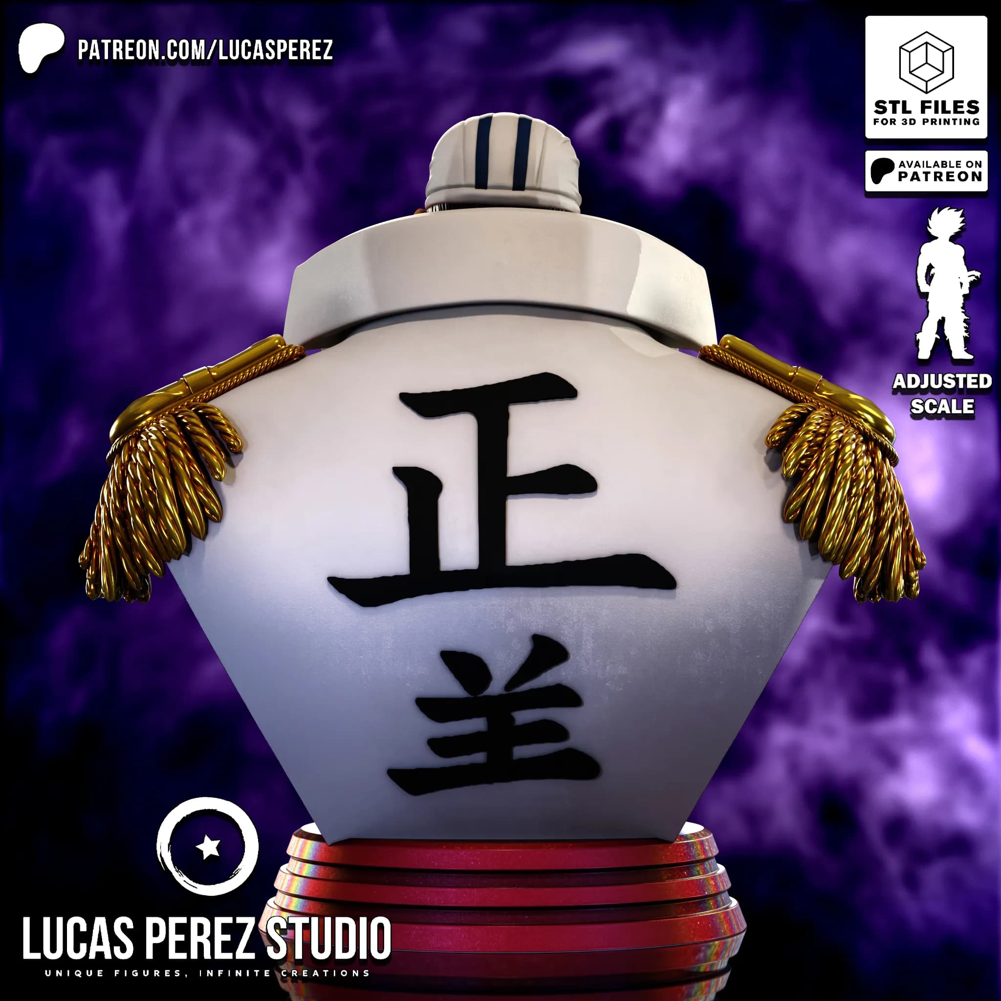 Busto de Akainu - One Piece - Imagen 4