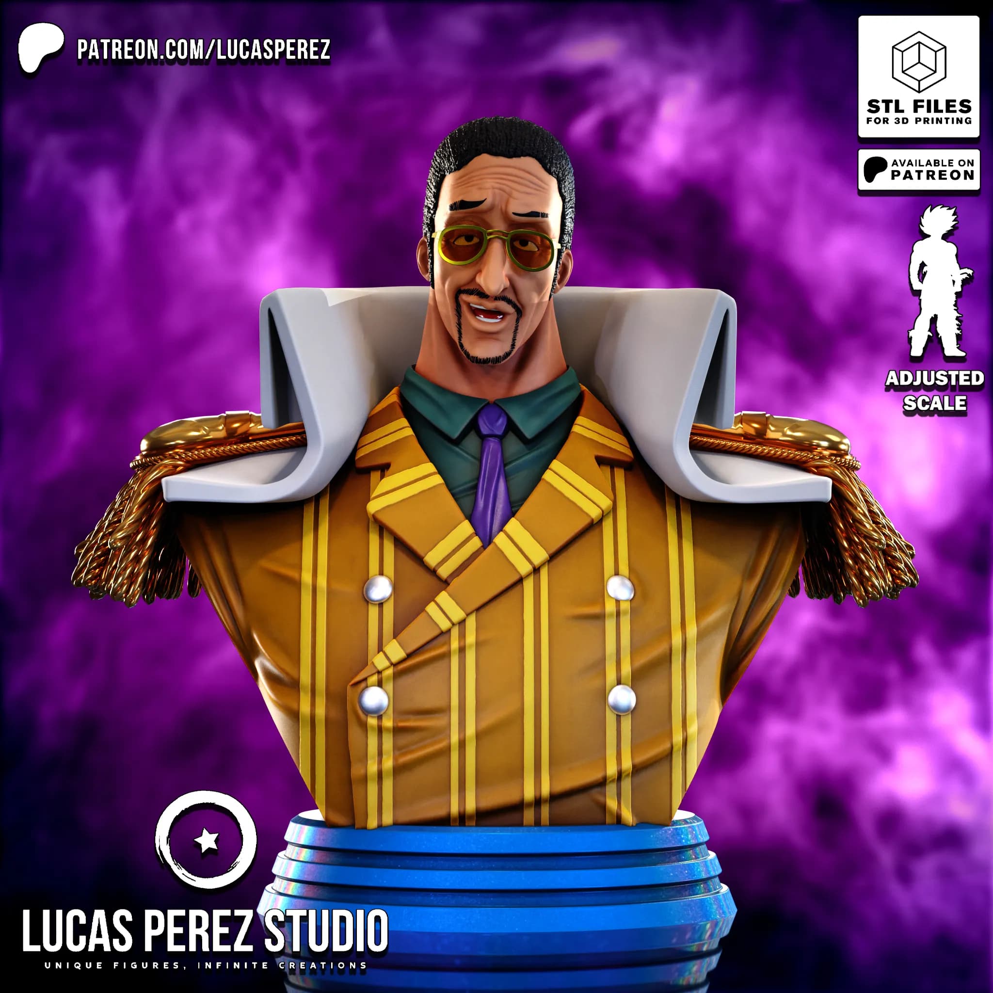 Busto de Kizaru - One Piece - Imagen 1