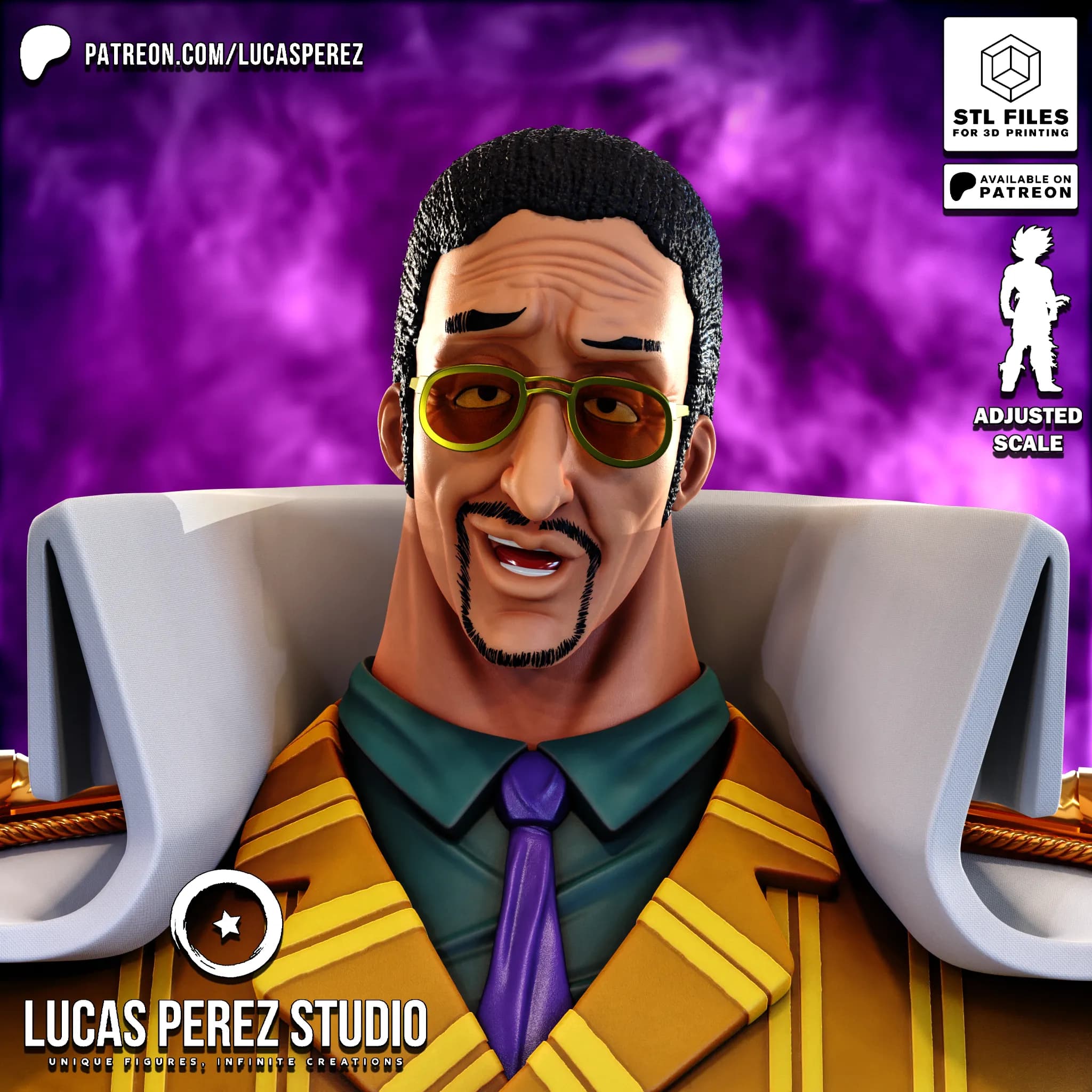 Busto de Kizaru - One Piece - Imagen 2