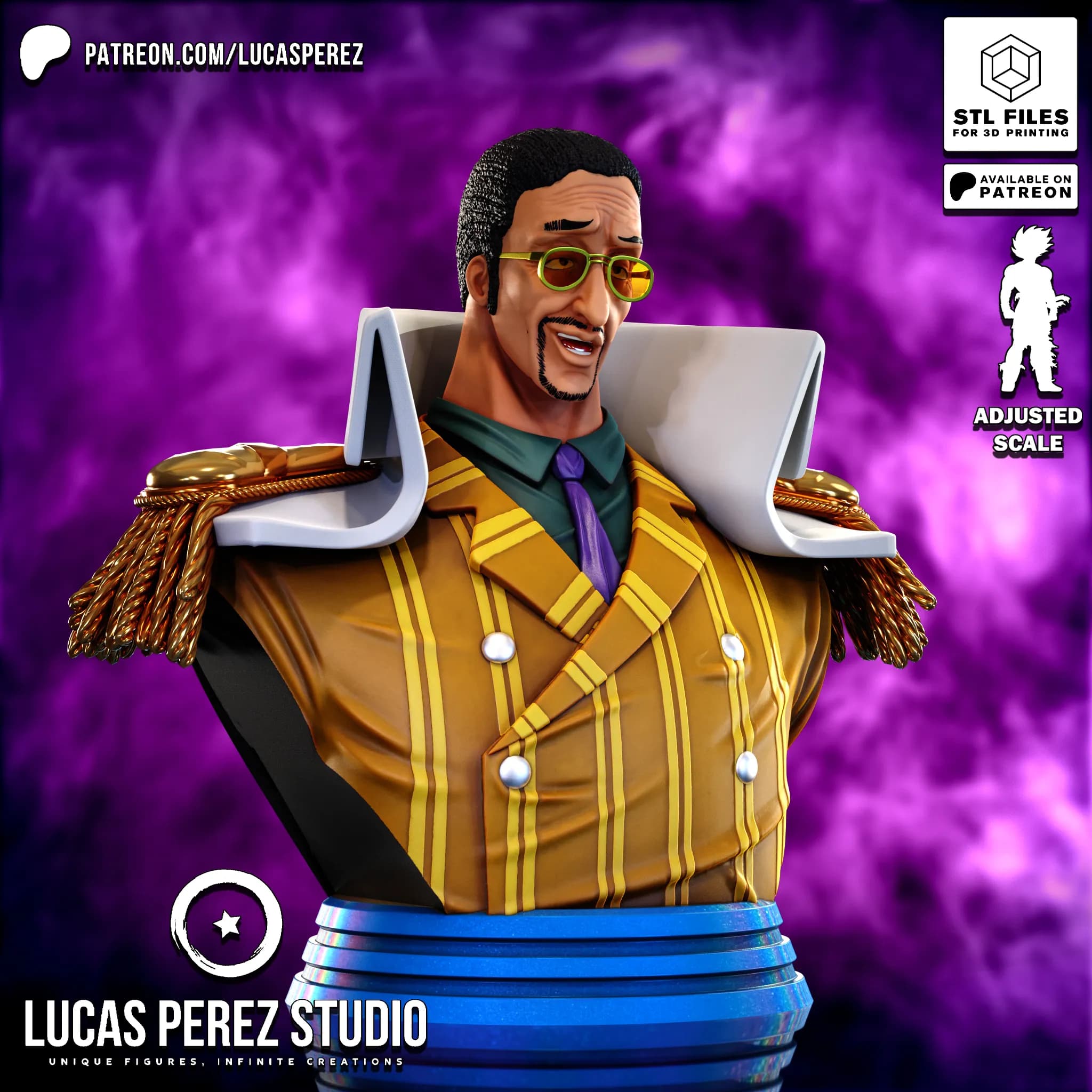 Busto de Kizaru - One Piece - Imagen 5