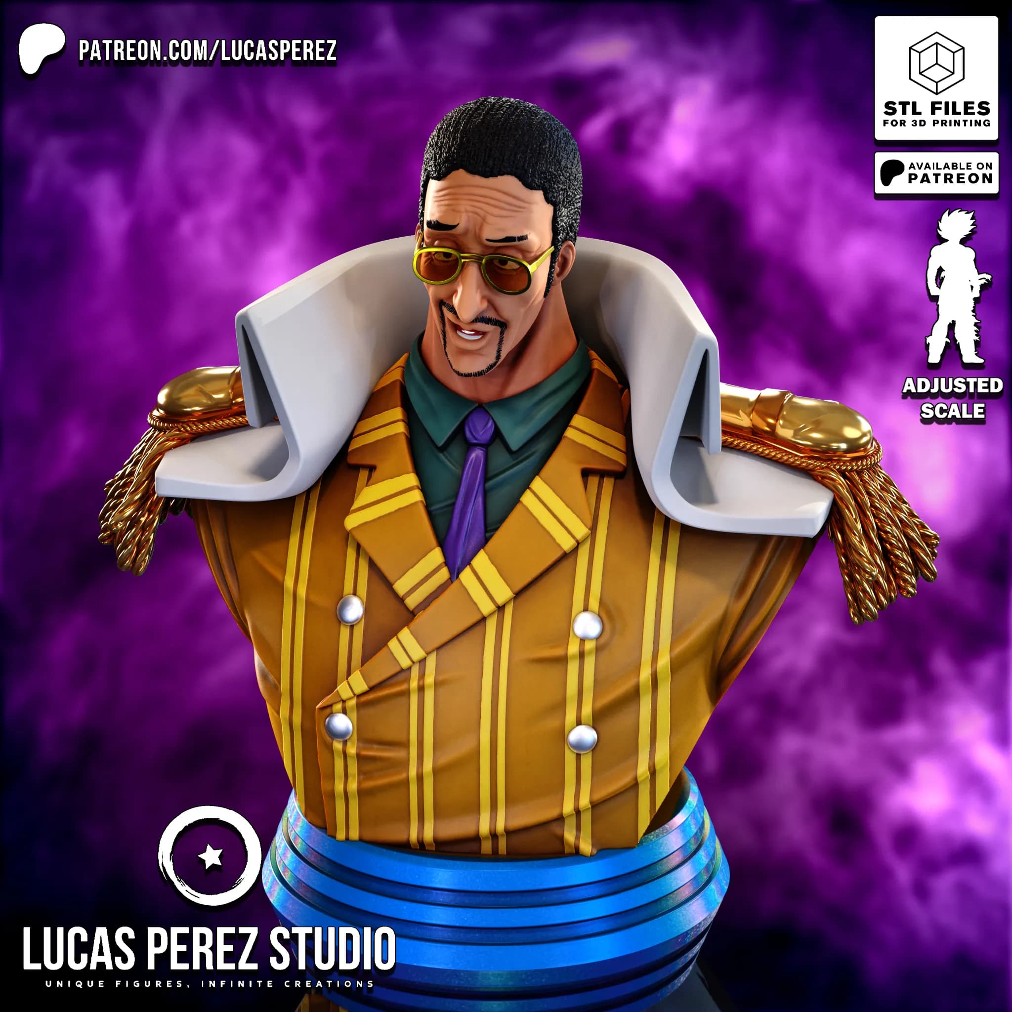 Busto de Kizaru - One Piece - Imagen 8