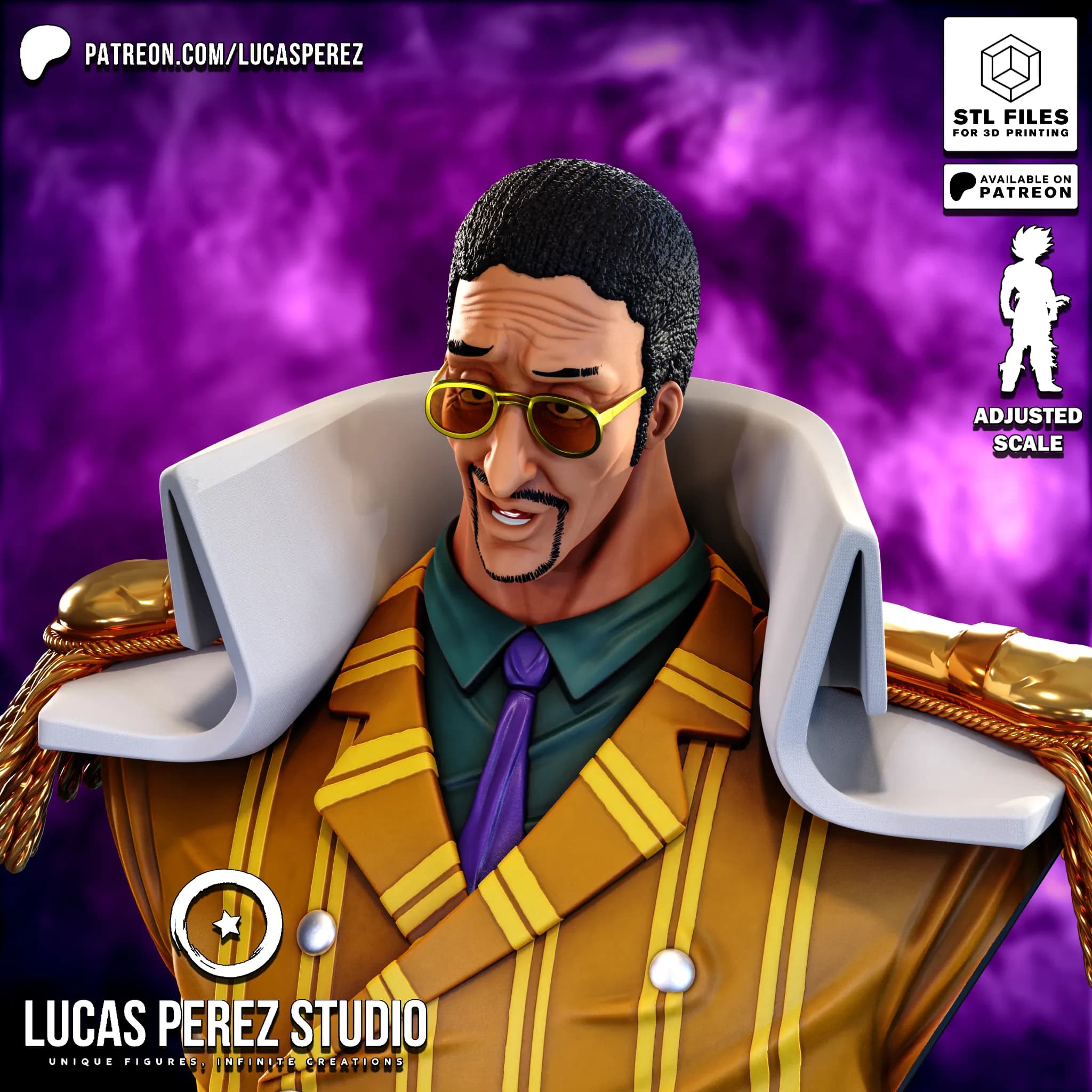 Busto de Kizaru - One Piece - Imagen 10