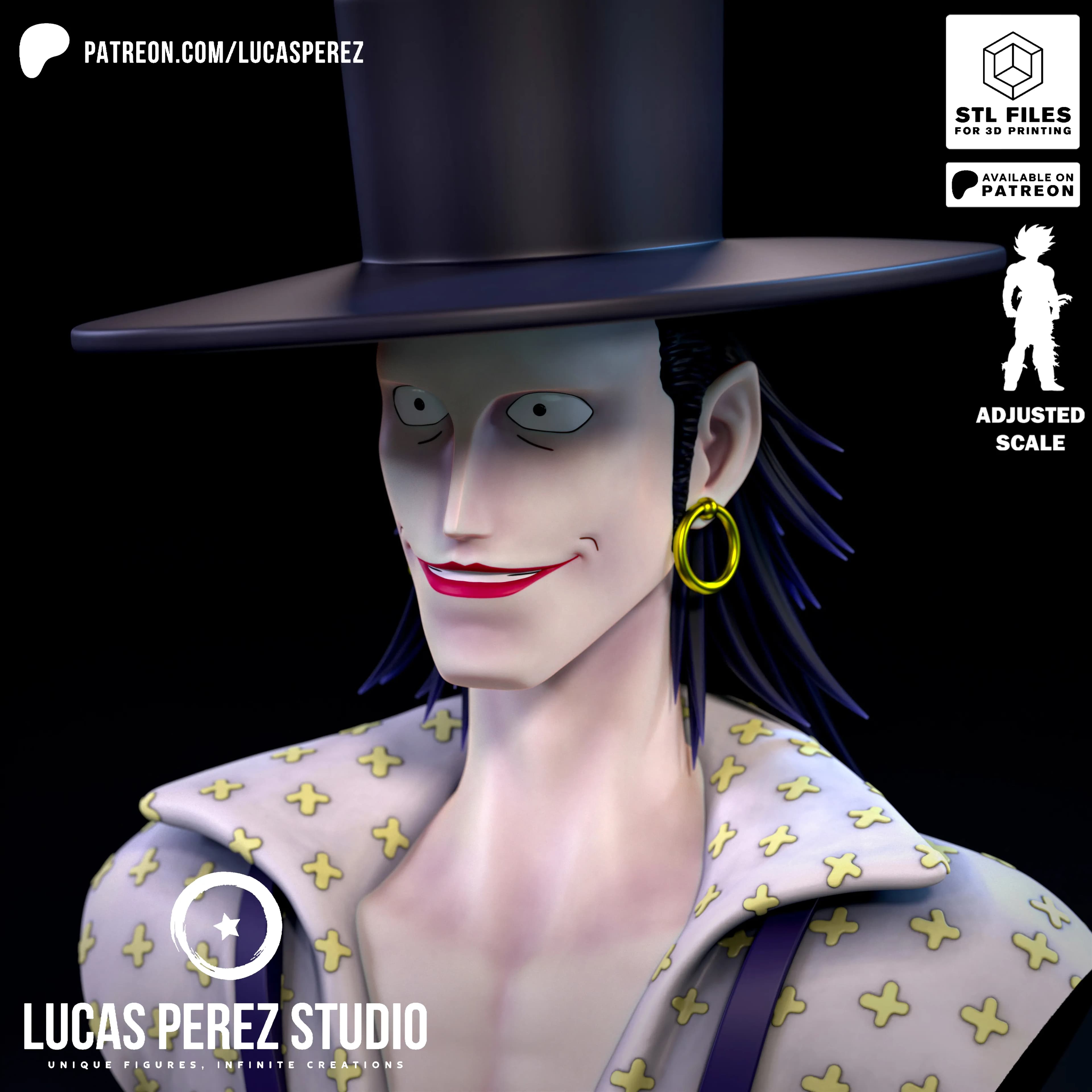 Busto de Laffitte - One Piece - Imagen 3