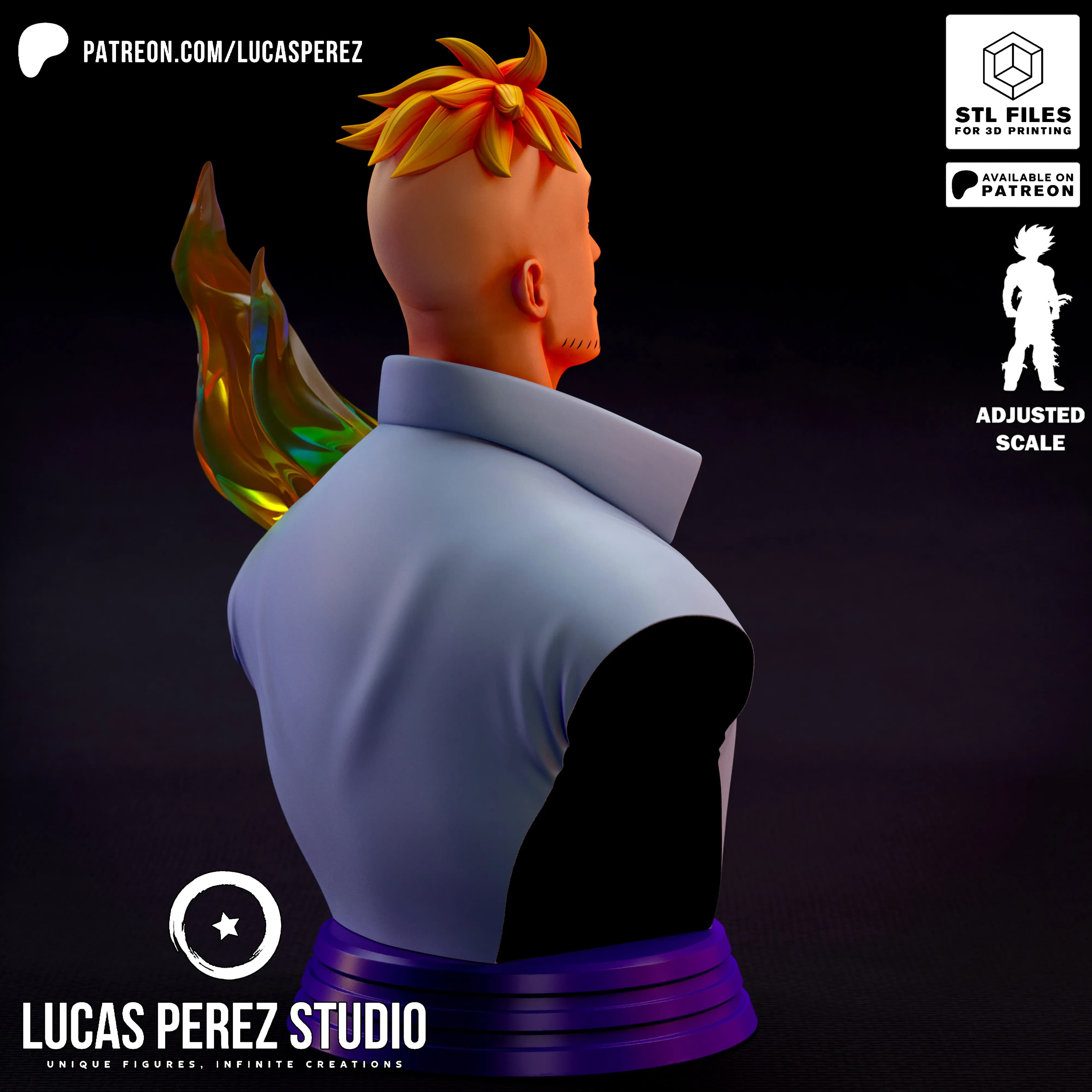 Busto de Marco El Fénix - One Piece - Imagen 10