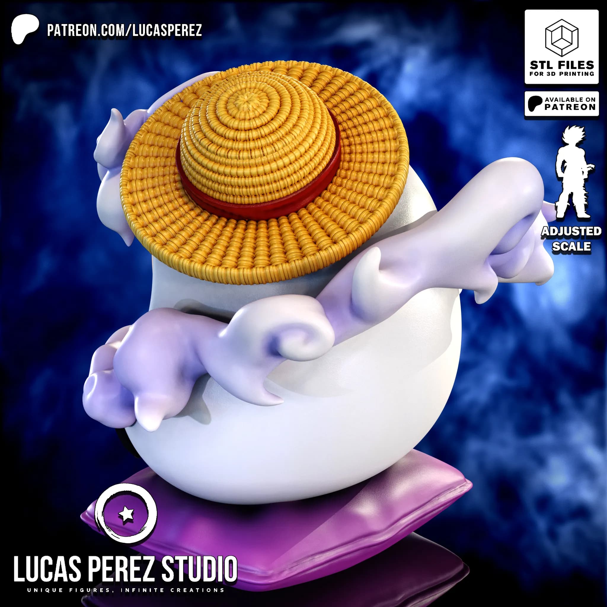 Daruma Luffy Nika - One Piece - Imagen 5