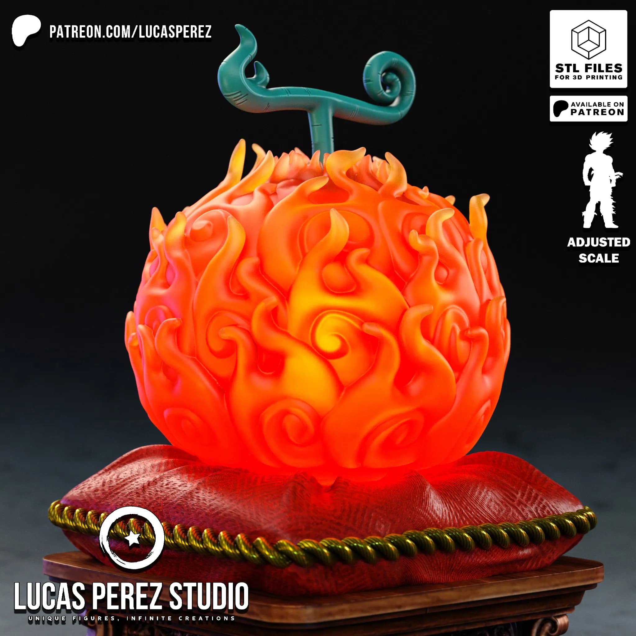 Fruta Mera Mera - One Piece - Imagen 3