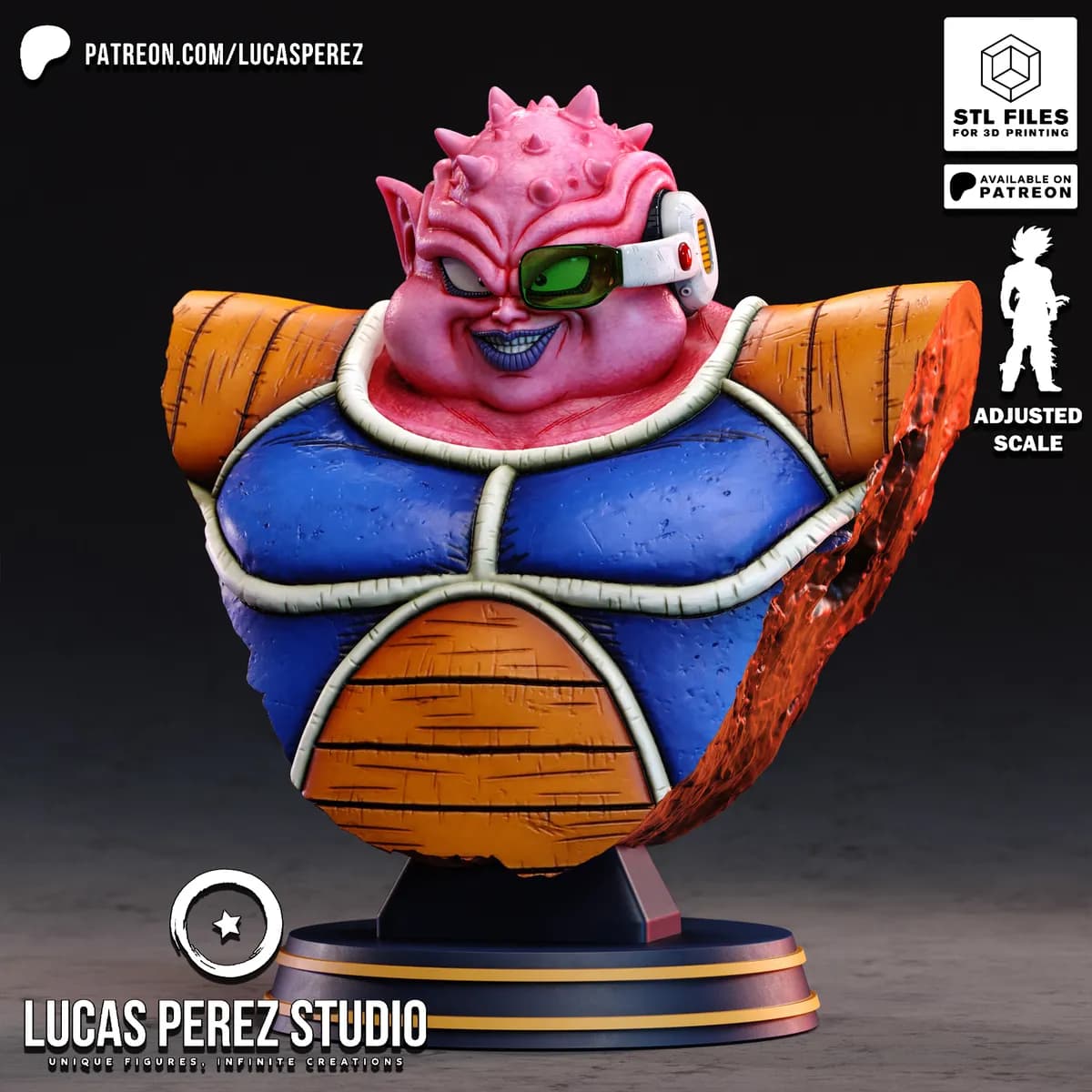 Busto de Dodoria - Dragon Ball - Imagen 1