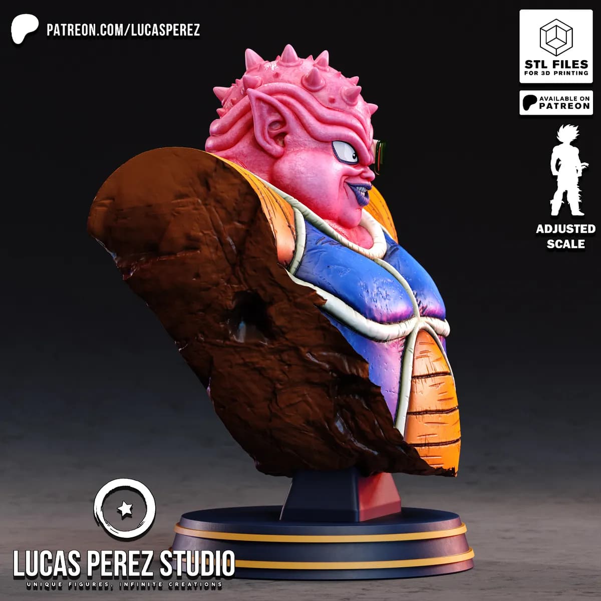 Busto de Dodoria - Dragon Ball - Imagen 7