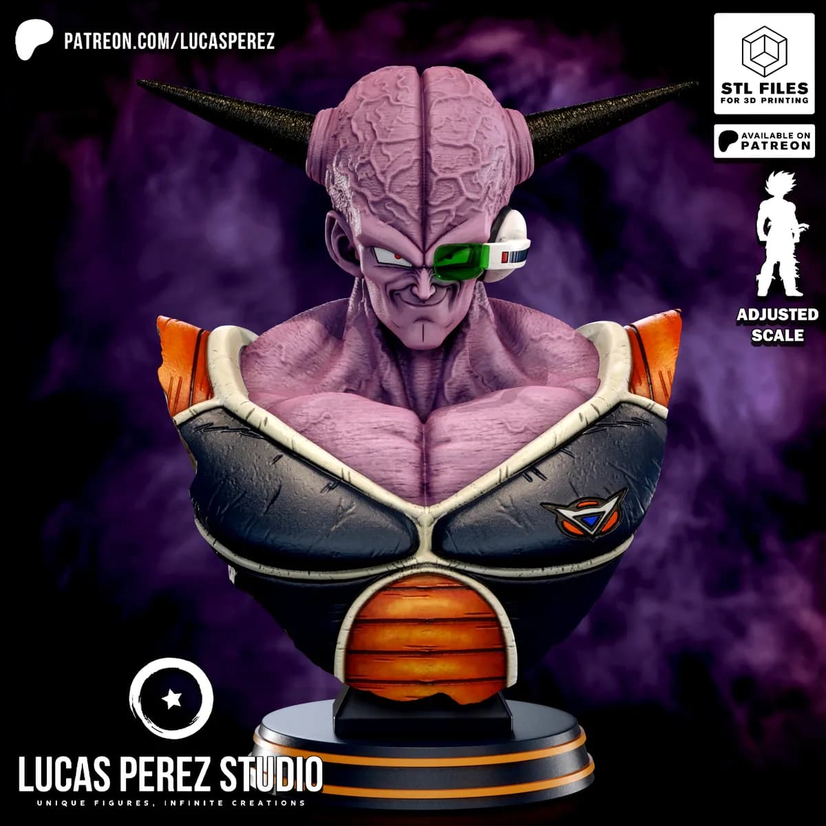 Busto de Capitán Ginyu - Dragon Ball - Imagen 1