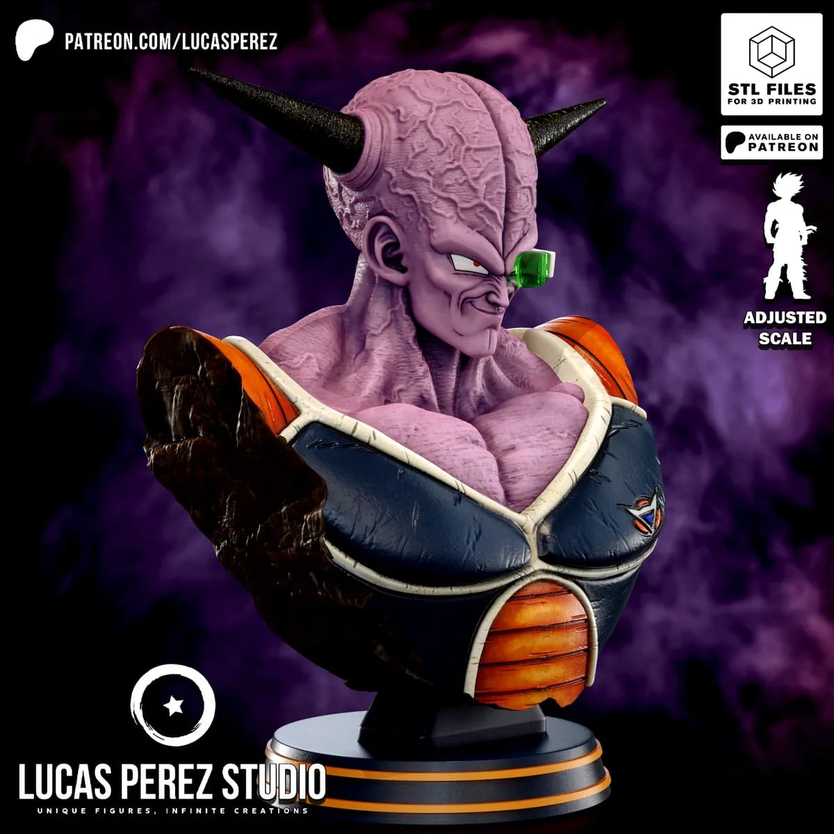 Busto de Capitán Ginyu - Dragon Ball - Imagen 6