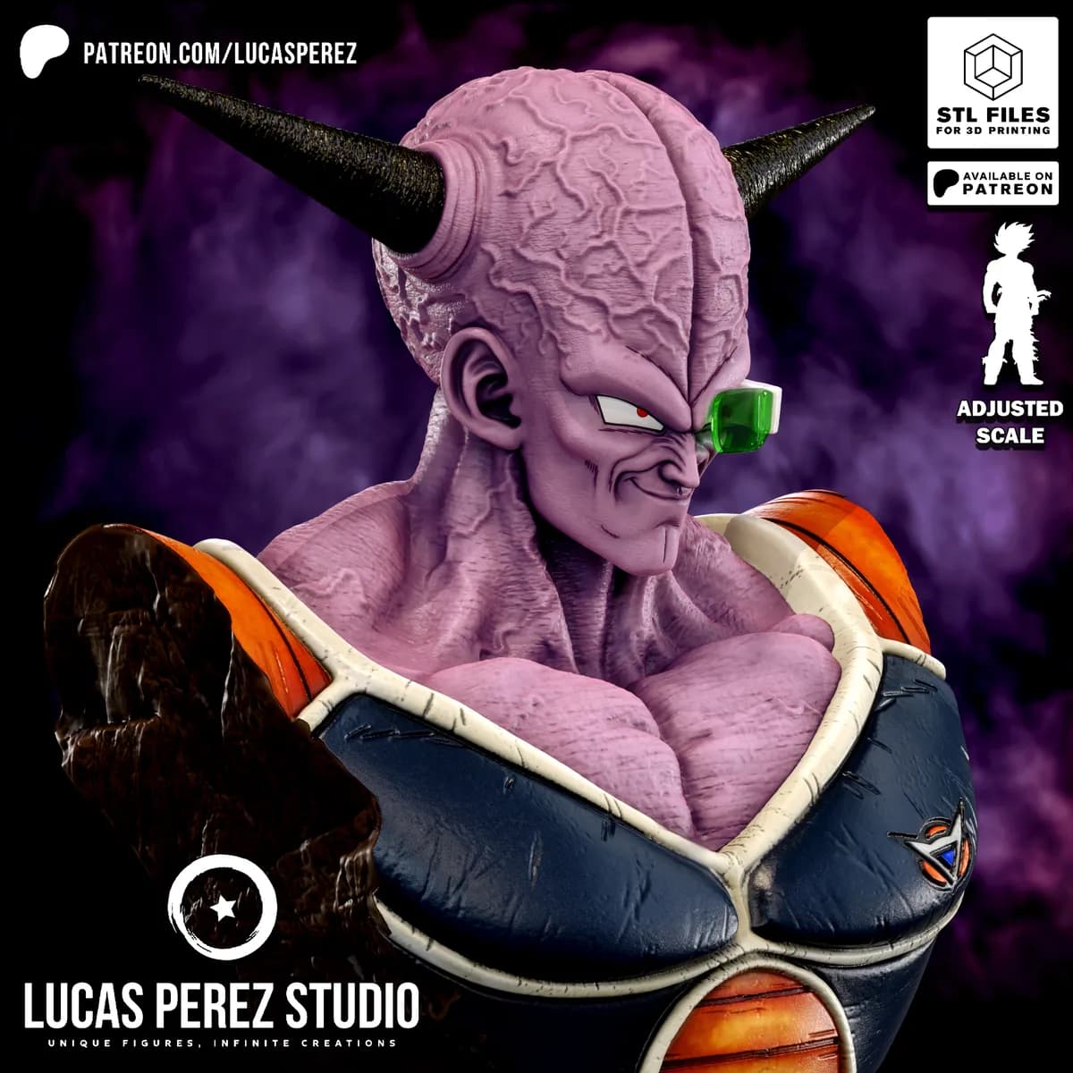 Busto de Capitán Ginyu - Dragon Ball - Imagen 10