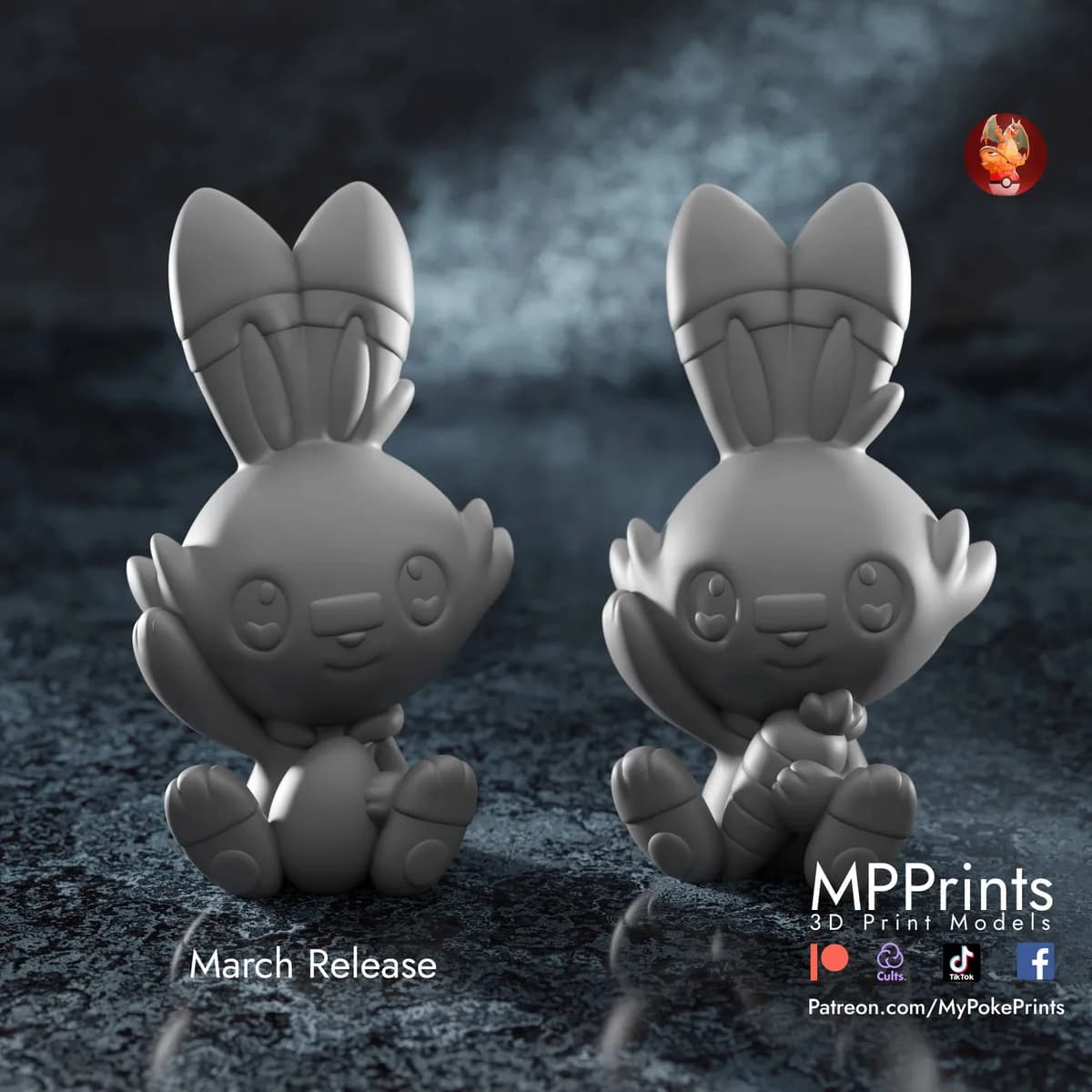 Scorbunny Easter - Pokémon - Imagen 2