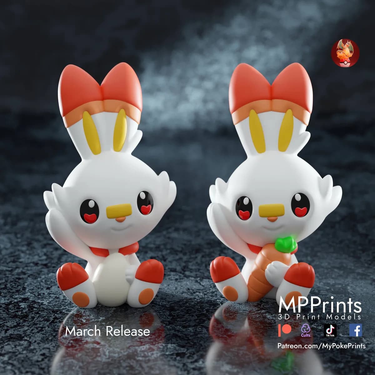 Scorbunny Easter - Pokémon - Imagen 1