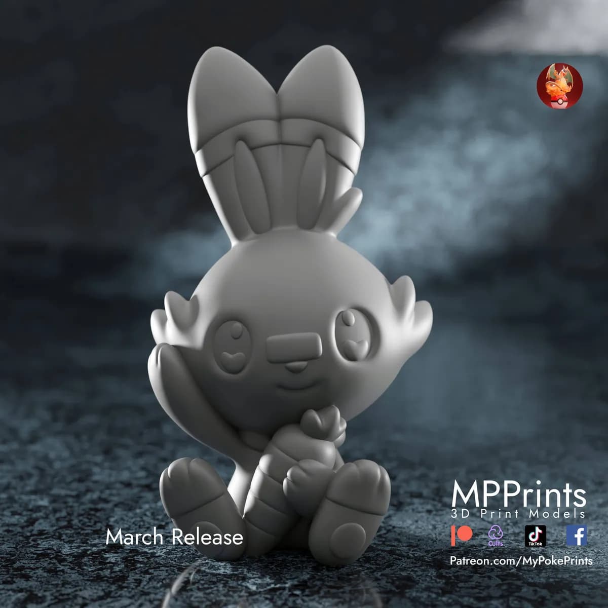 Scorbunny Easter - Pokémon - Imagen 3