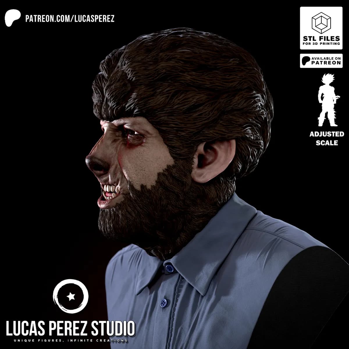 Busto de Wolfman - Imagen 10