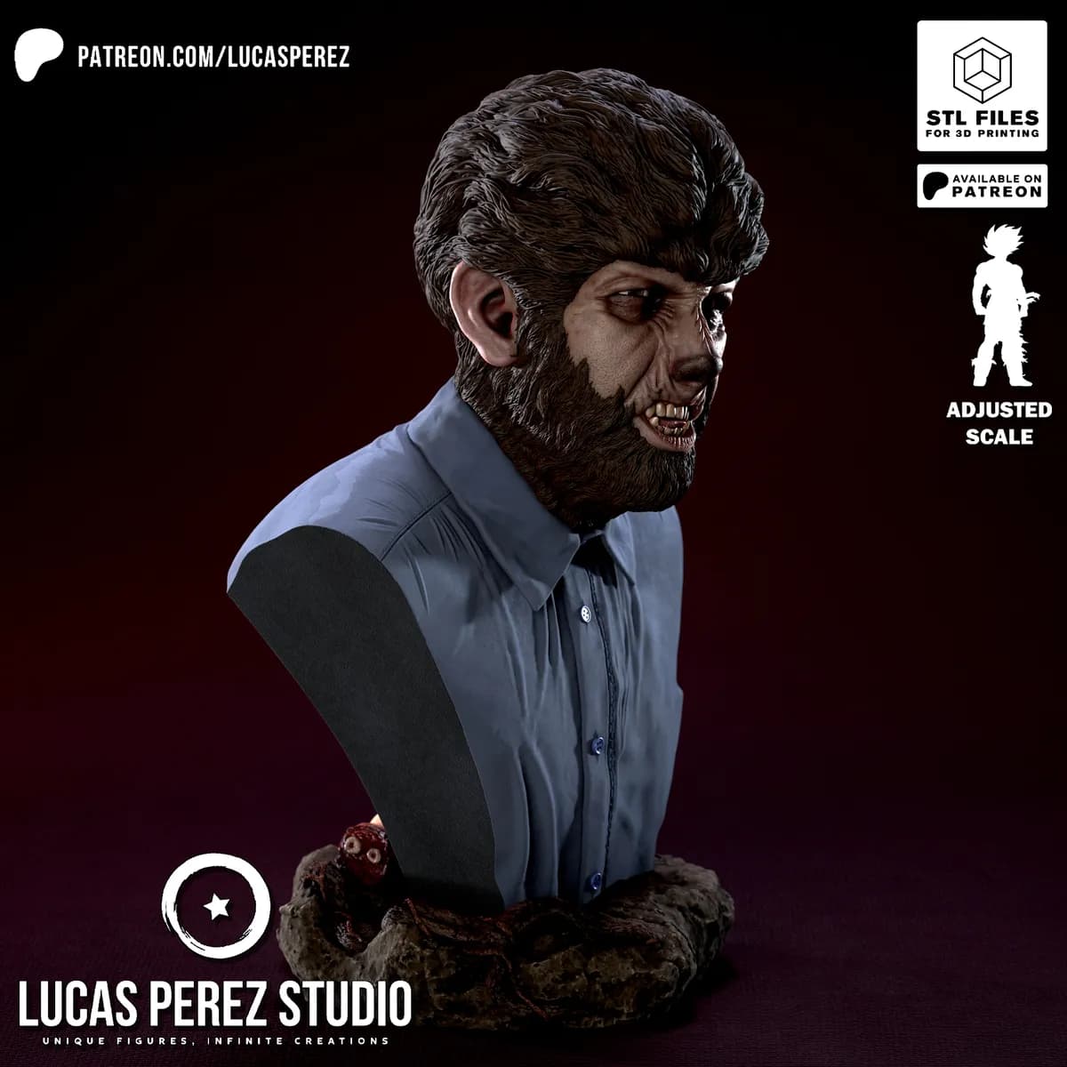 Busto de Wolfman - Imagen 12