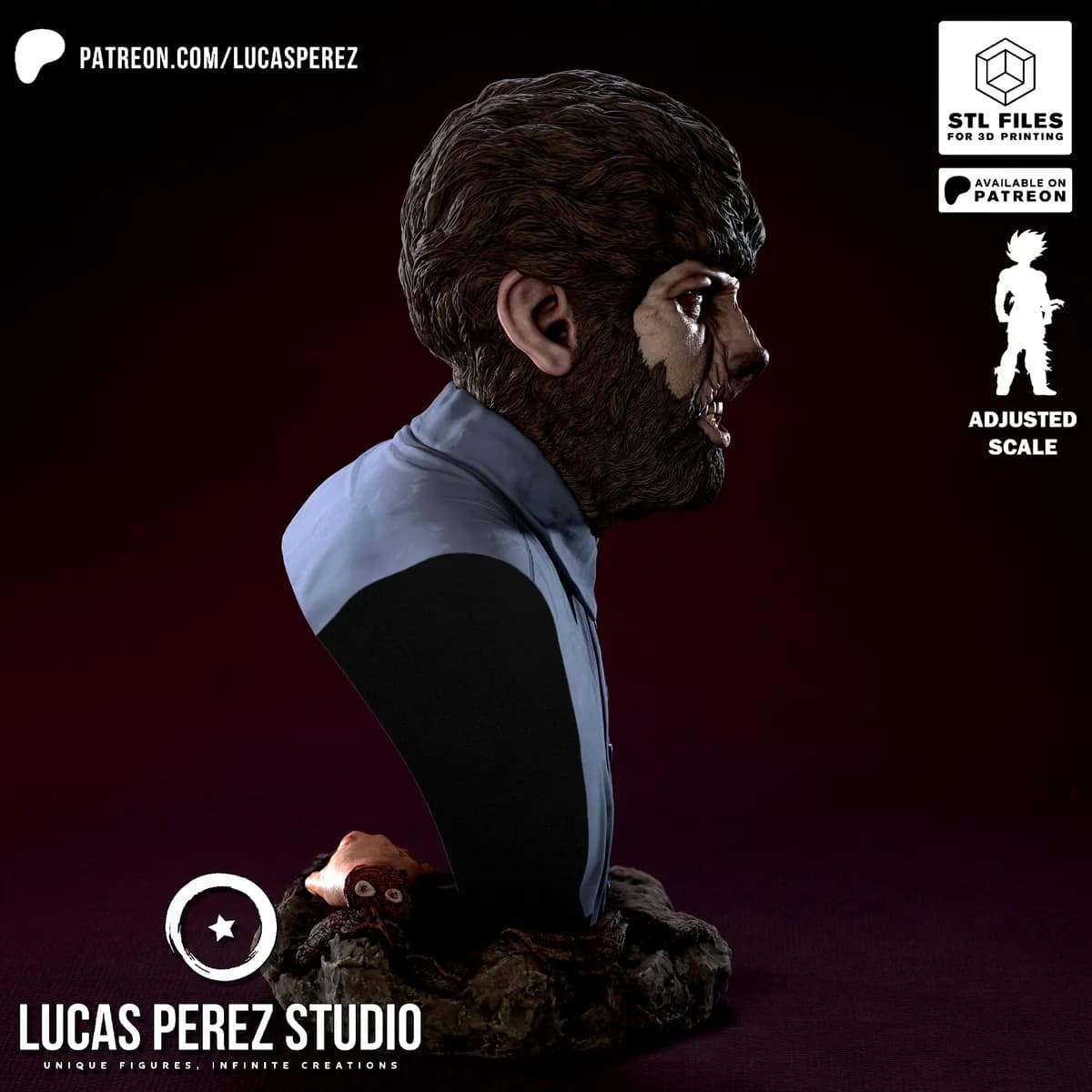 Busto de Wolfman - Imagen 13