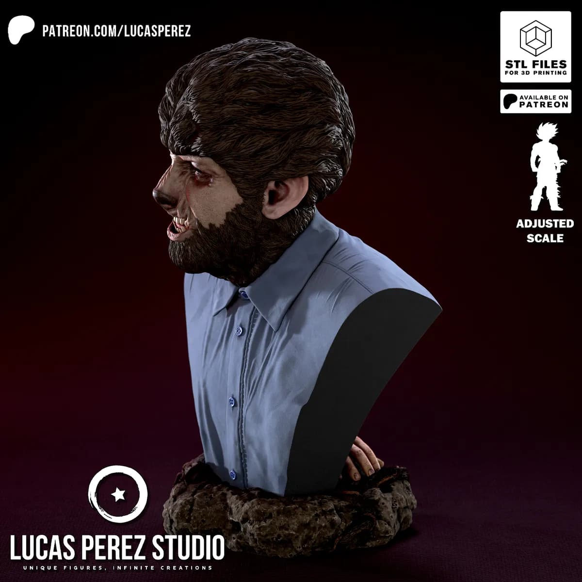 Busto de Wolfman - Imagen 16